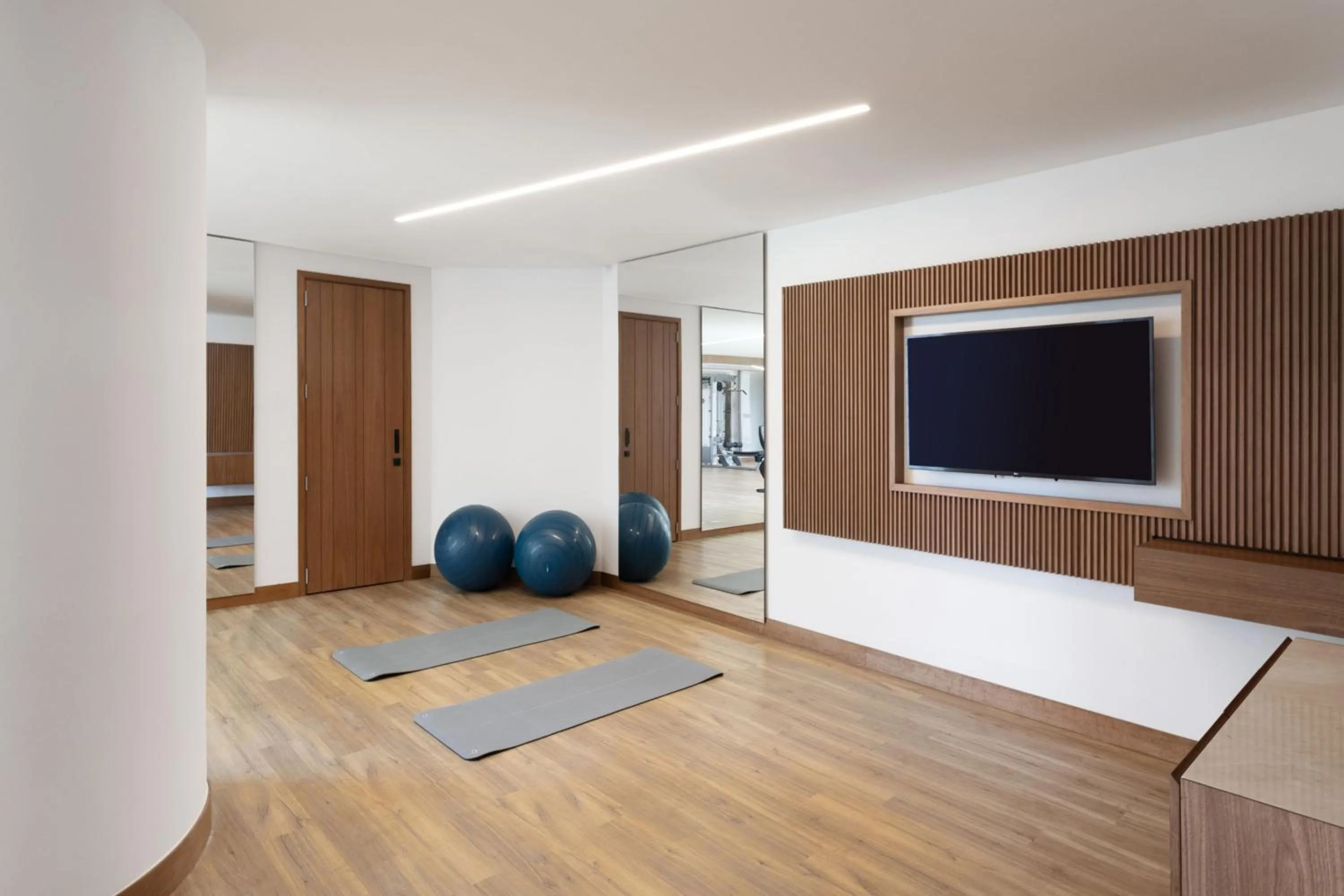 Fitness centre/facilities in Barranquilla Marriott Hotel
