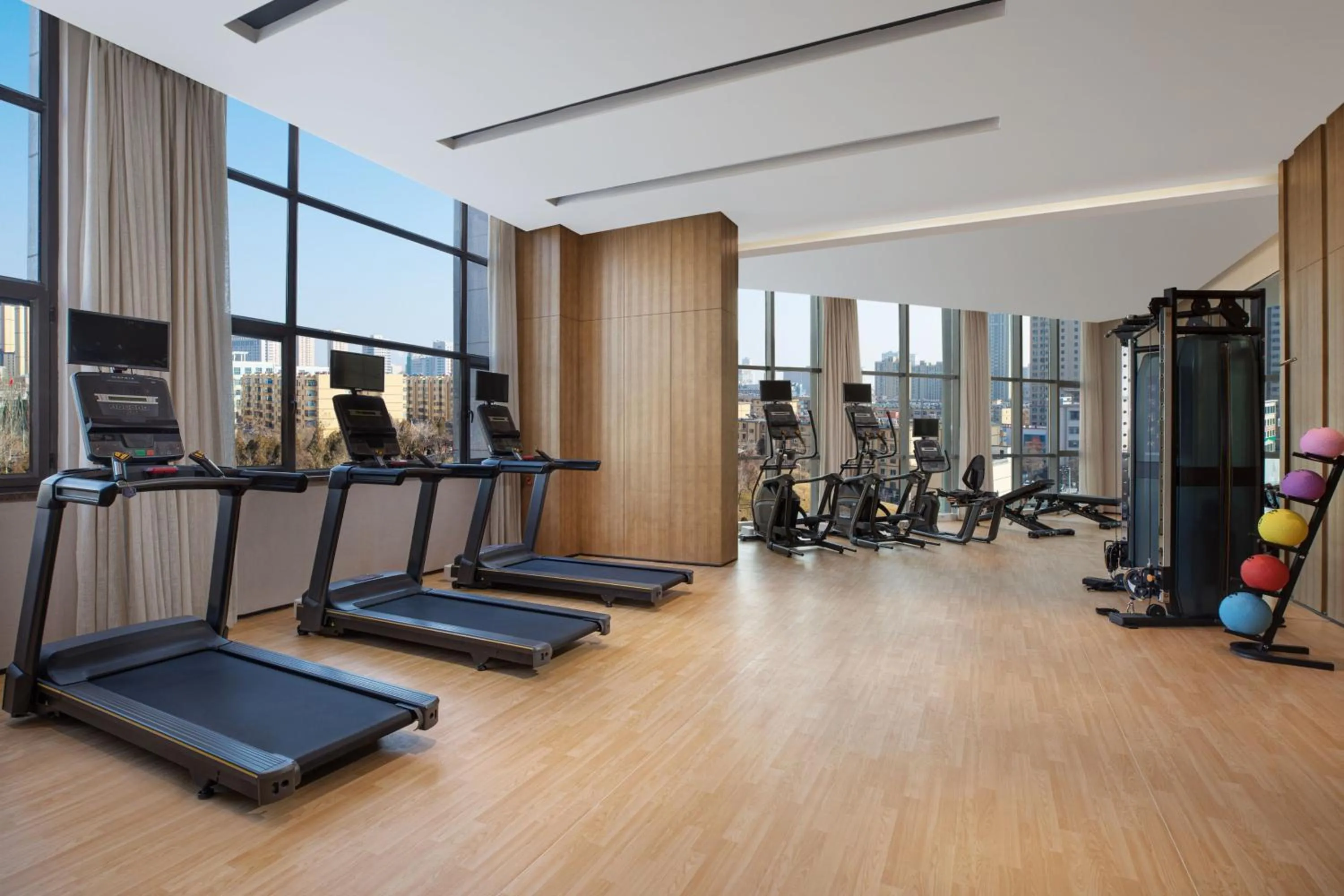 Fitness centre/facilities in Fairfield by Marriott Baiyin Downtown