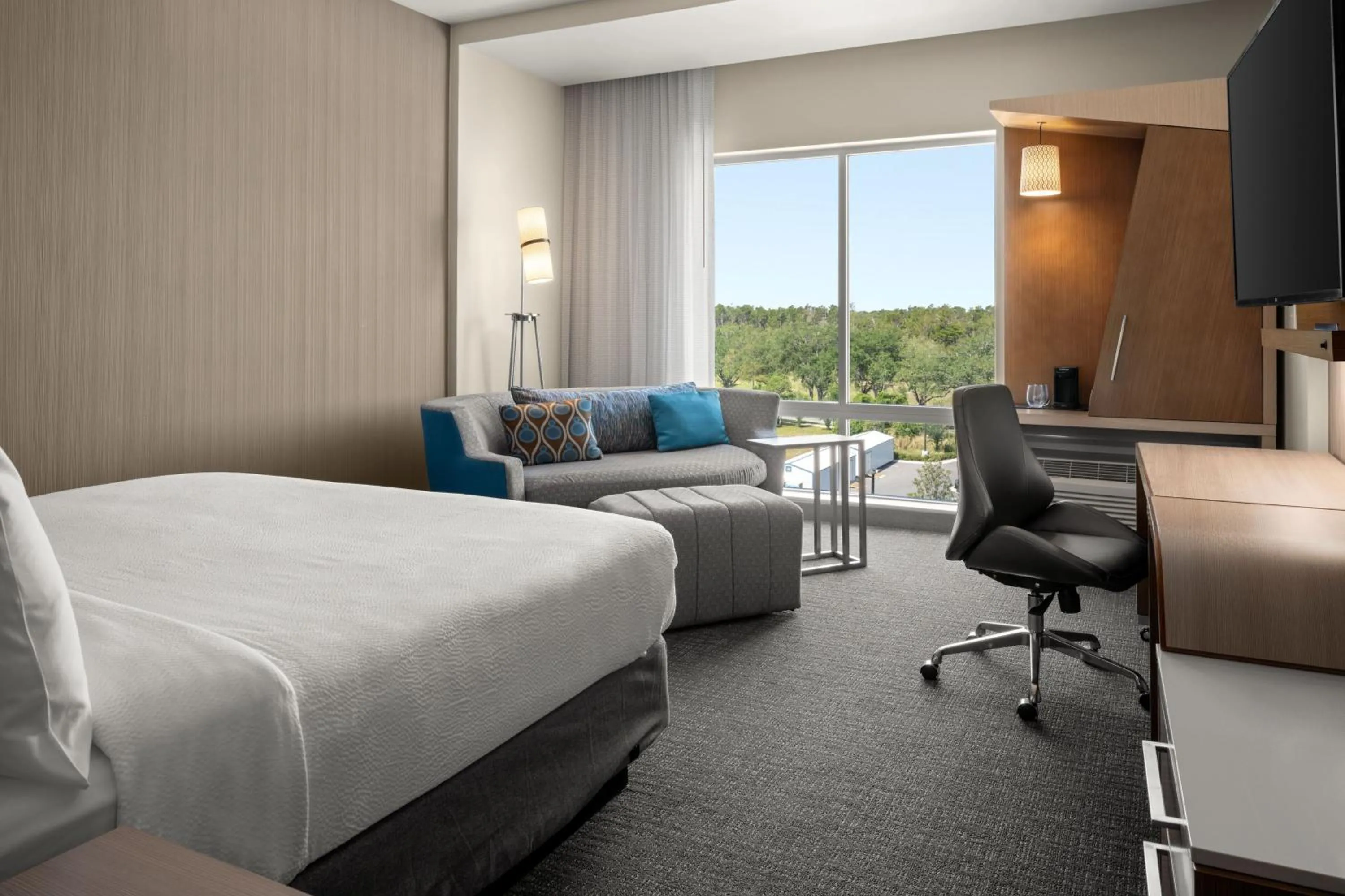 Photo of the whole room, Bed in Courtyard By Marriott Titusville Kennedy Space Center