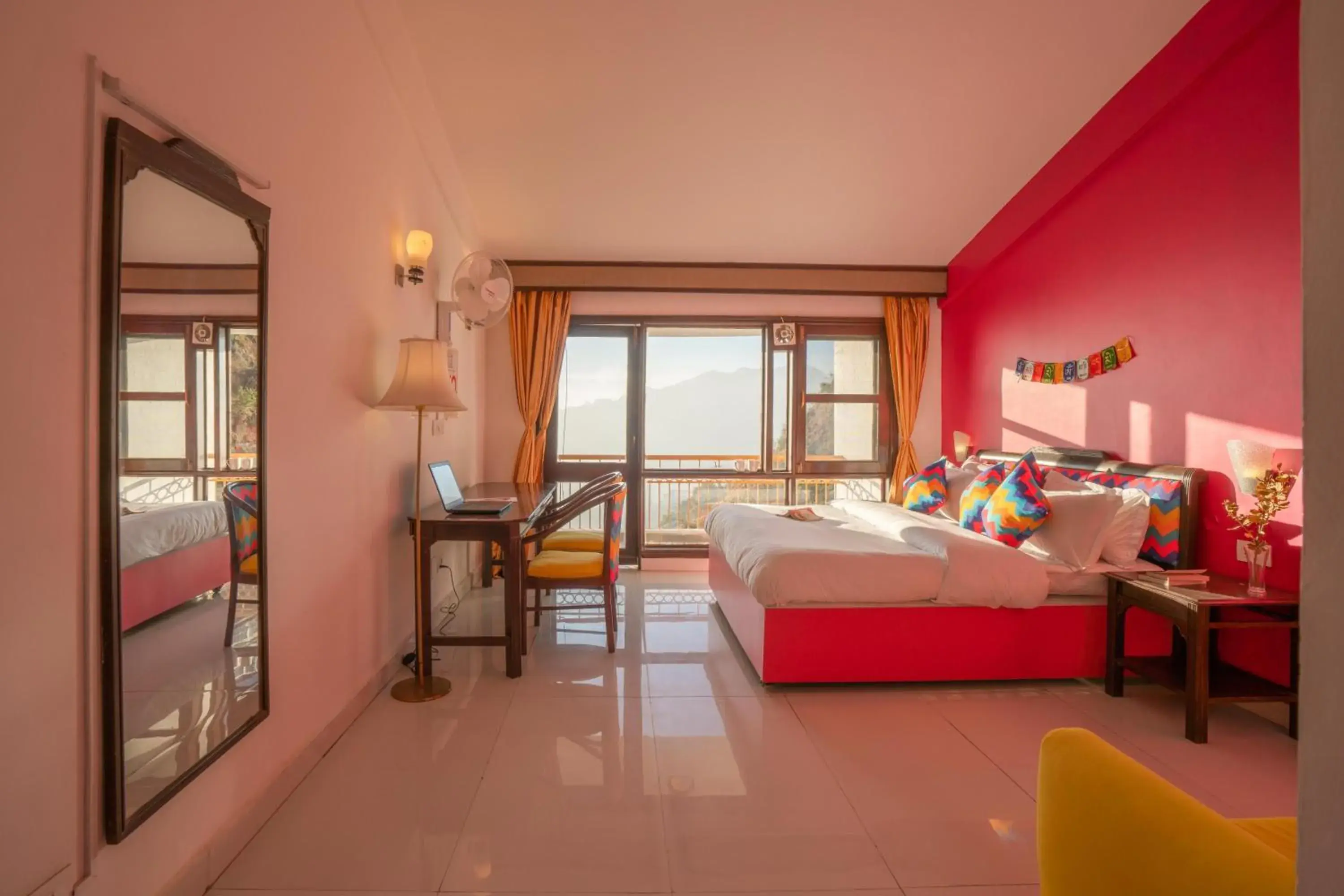 Deluxe Private Room with Ensuite Bathroom in goSTOPS Mussoorie, Picture Palace Deluxe Private Room with Ensuite Bathroom in goSTOPS Mussoorie, Picture Palace