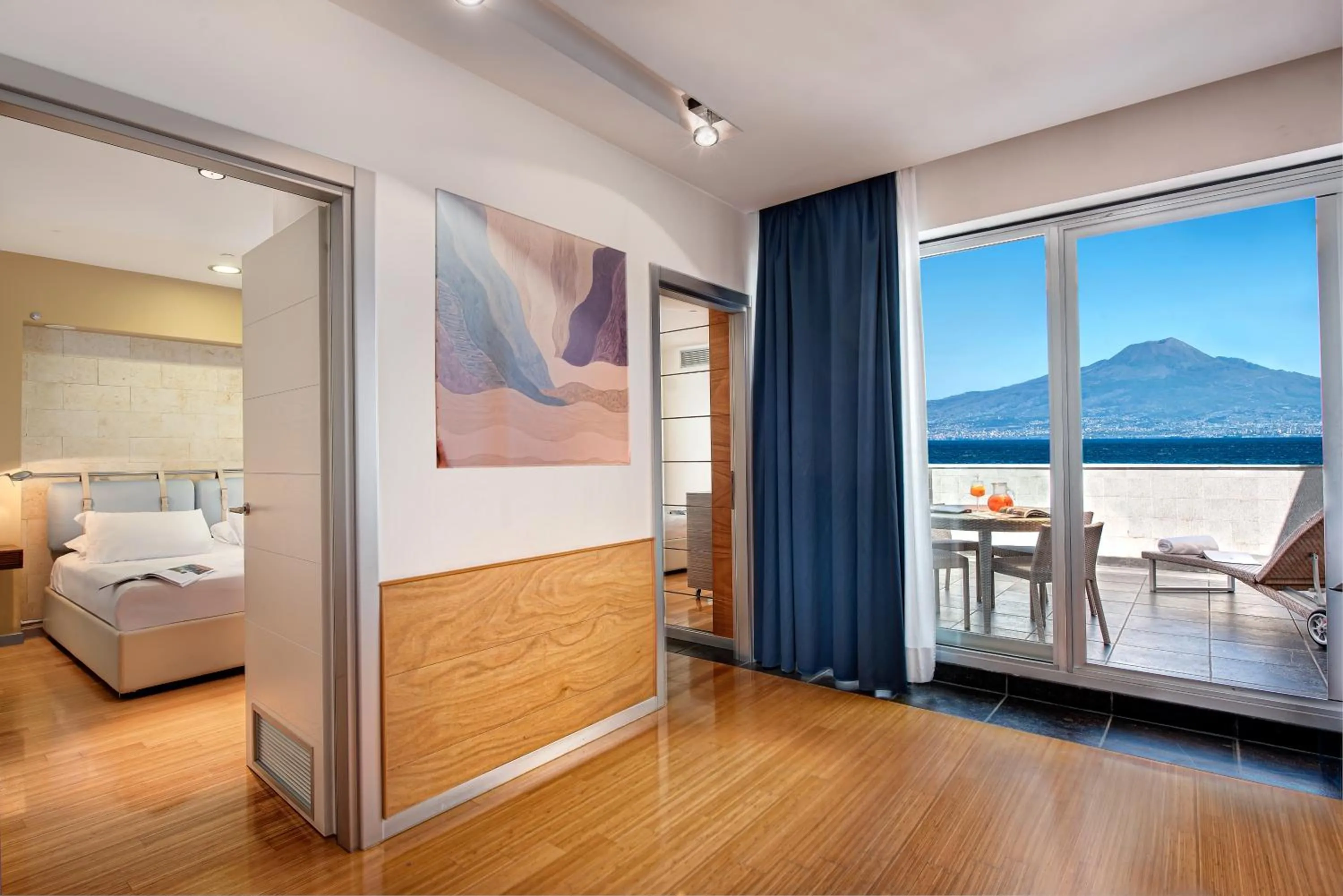 Bed in Towers Hotel Stabiae Sorrento Coast