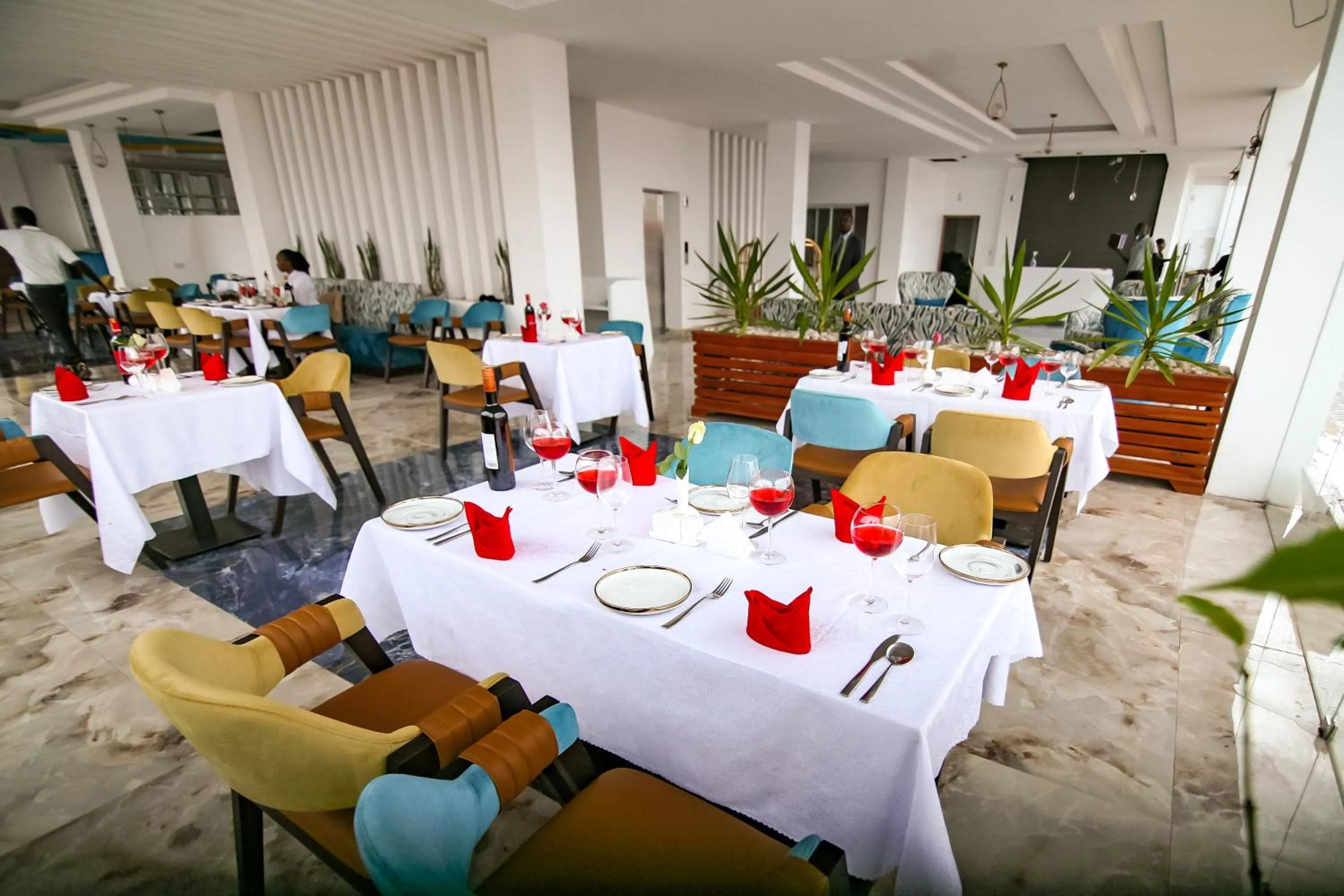 Restaurant/places to eat in The Warwick Hotel, Nanyuki Kenya