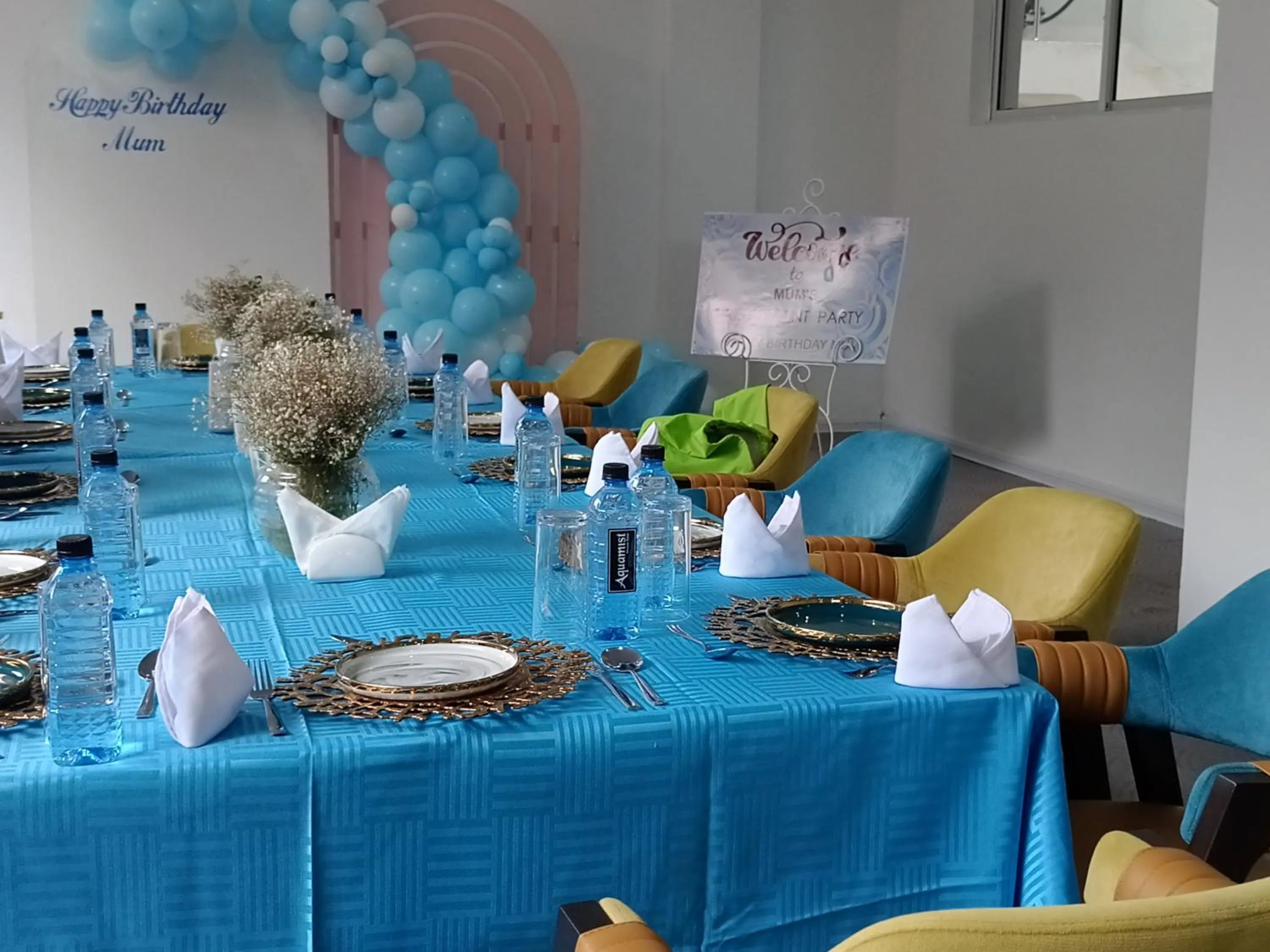 Seating area in The Warwick Hotel, Nanyuki Kenya