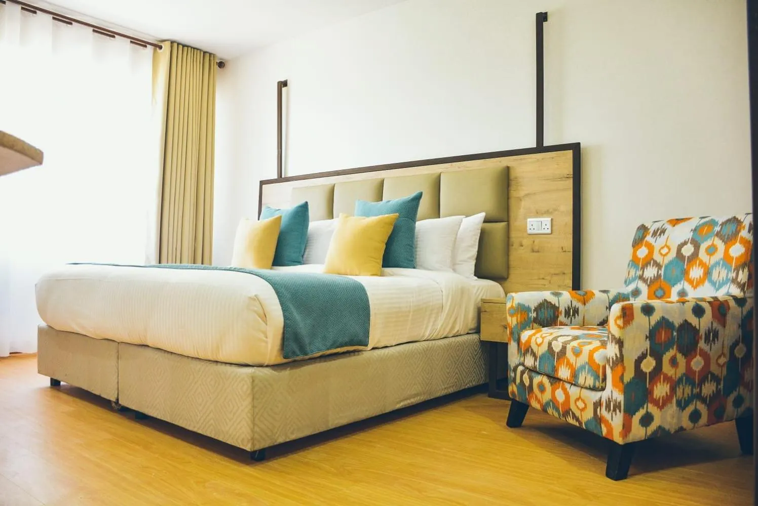 Bed in The Warwick Hotel, Nanyuki Kenya