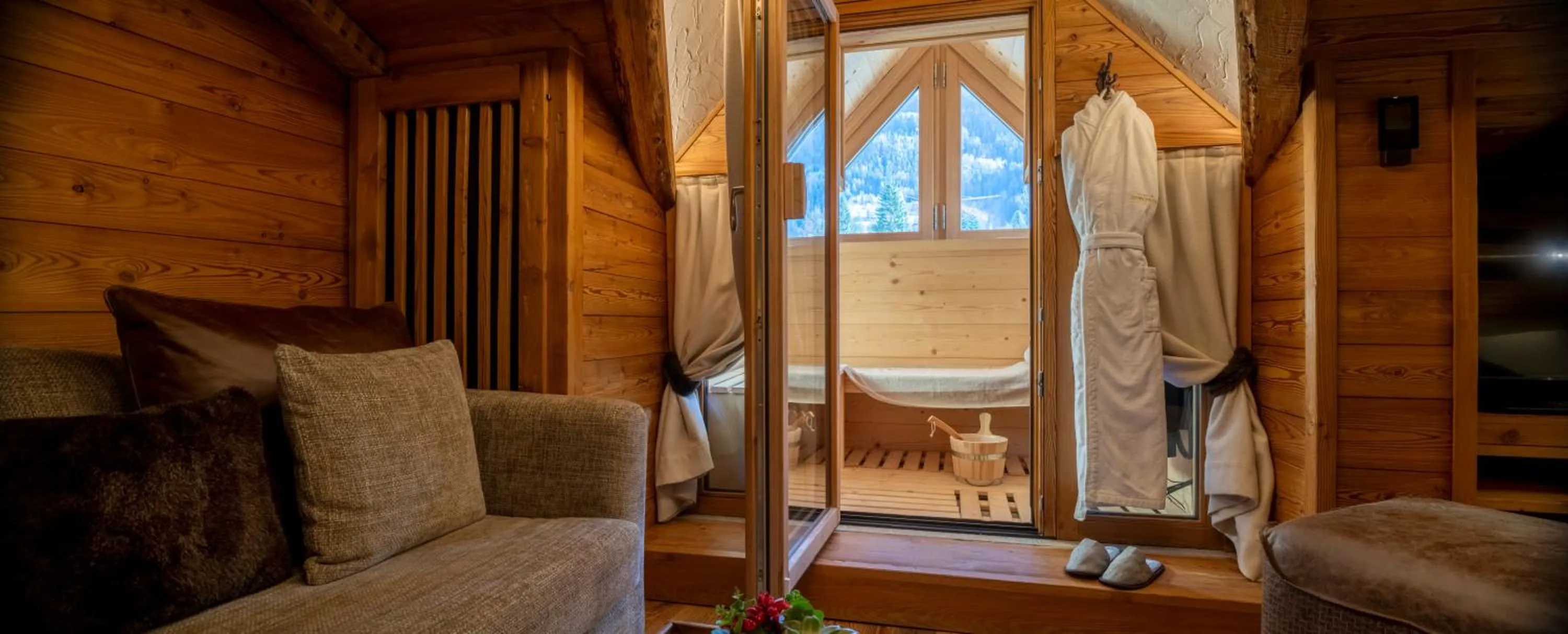 Sauna in Gran Baita Hotel & Wellness