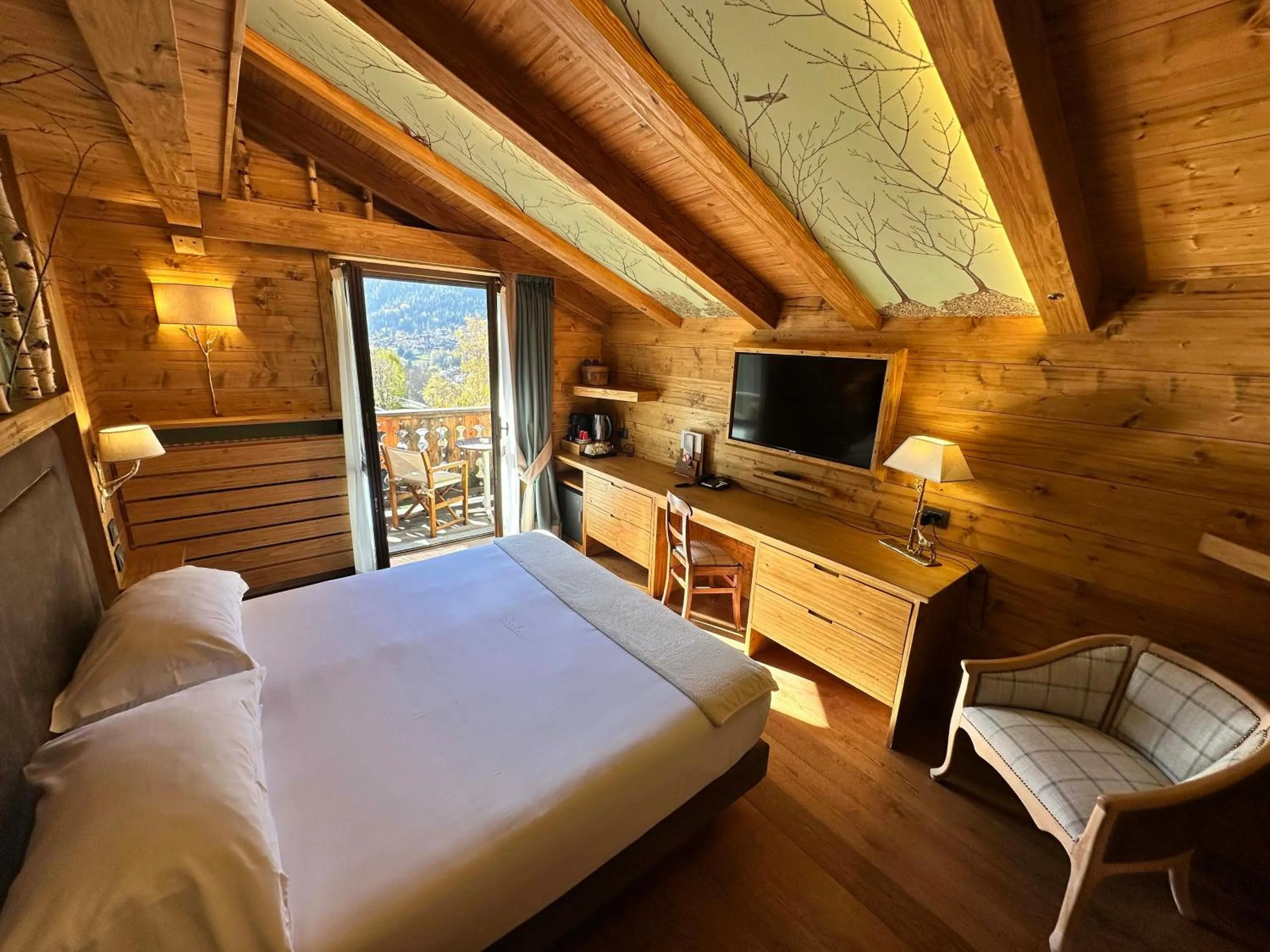 furniture, Bed in Gran Baita Hotel & Wellness
