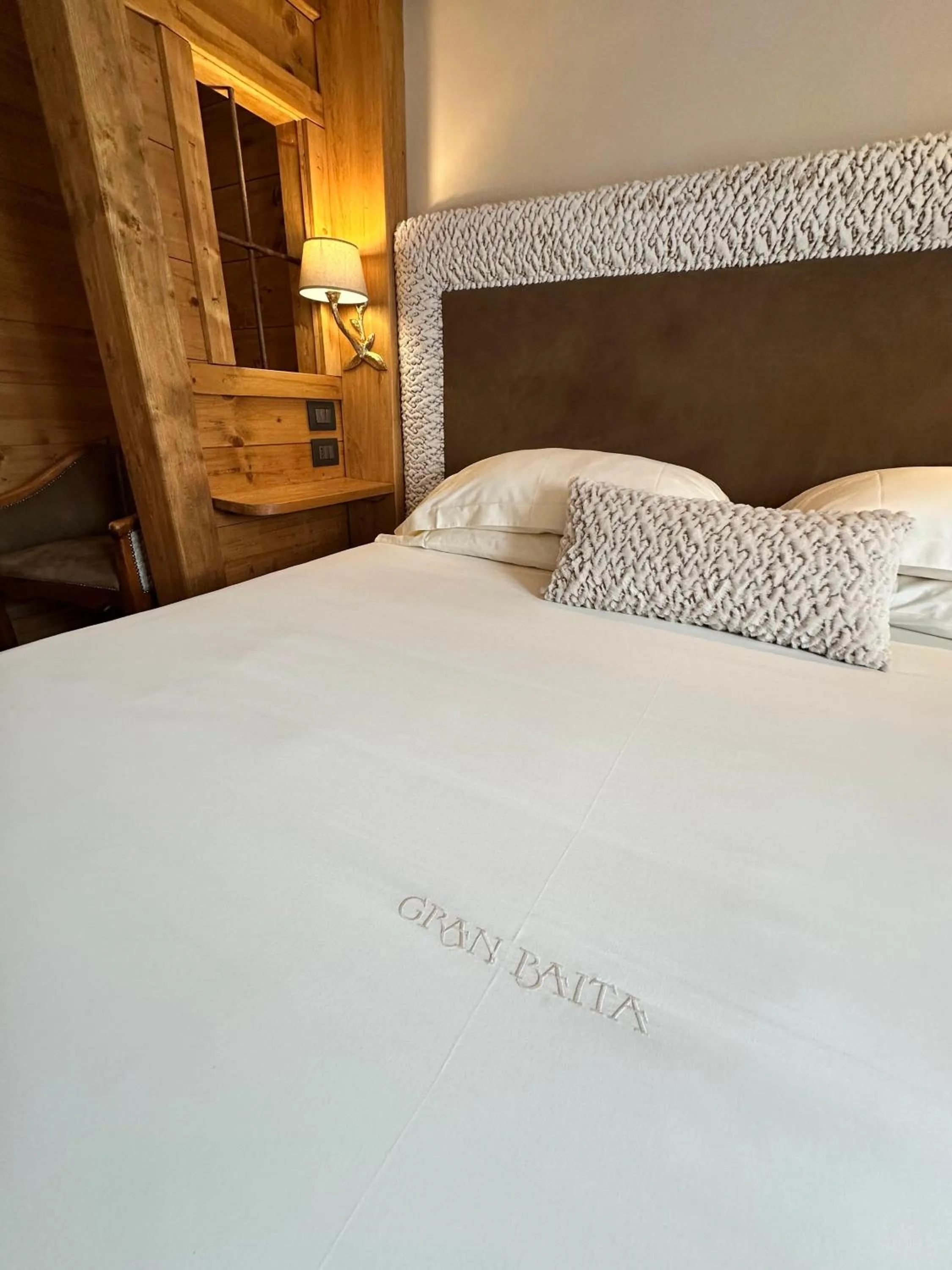 Bed in Gran Baita Hotel & Wellness