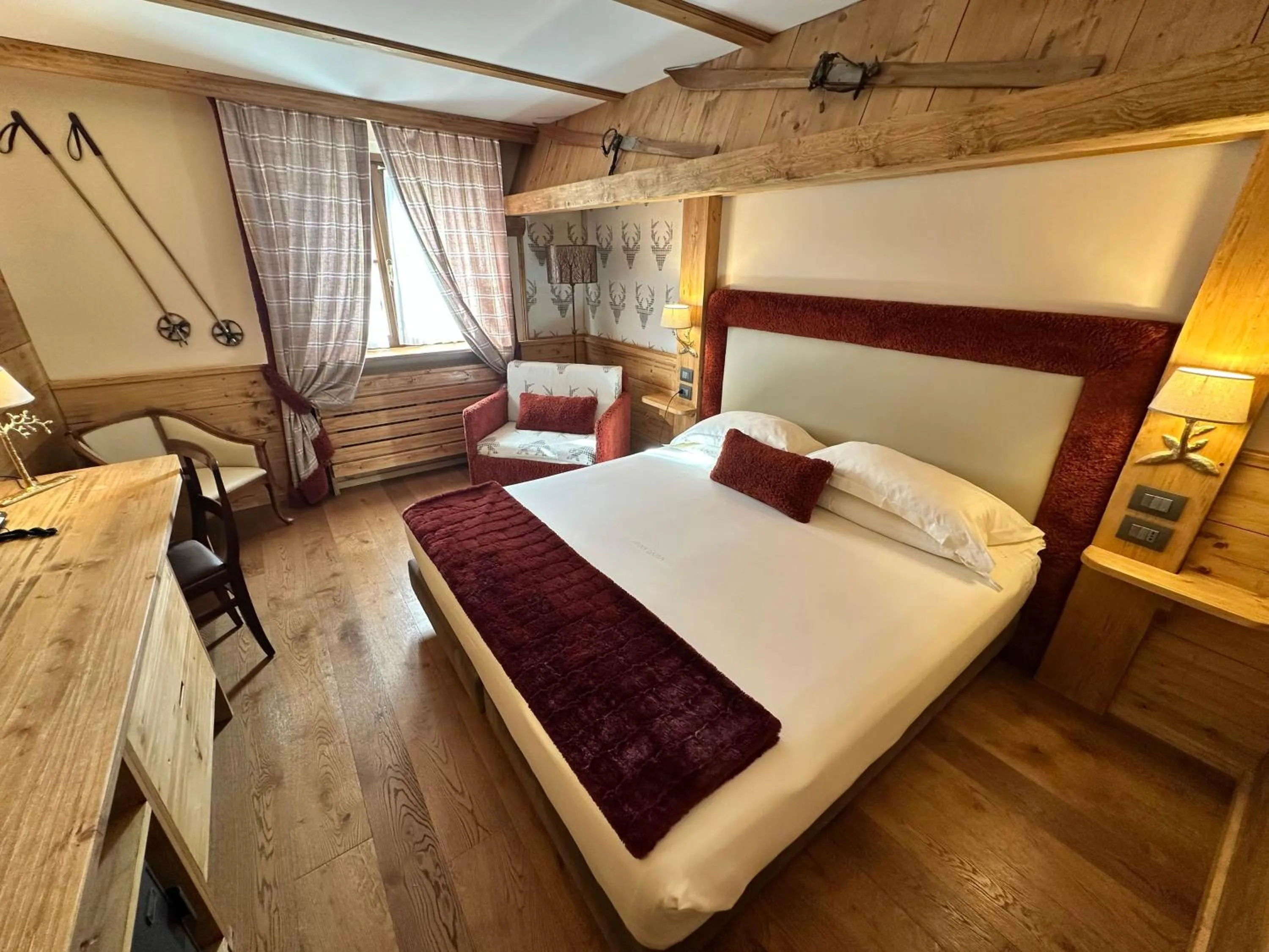 Decorative detail, Bed in Gran Baita Hotel & Wellness