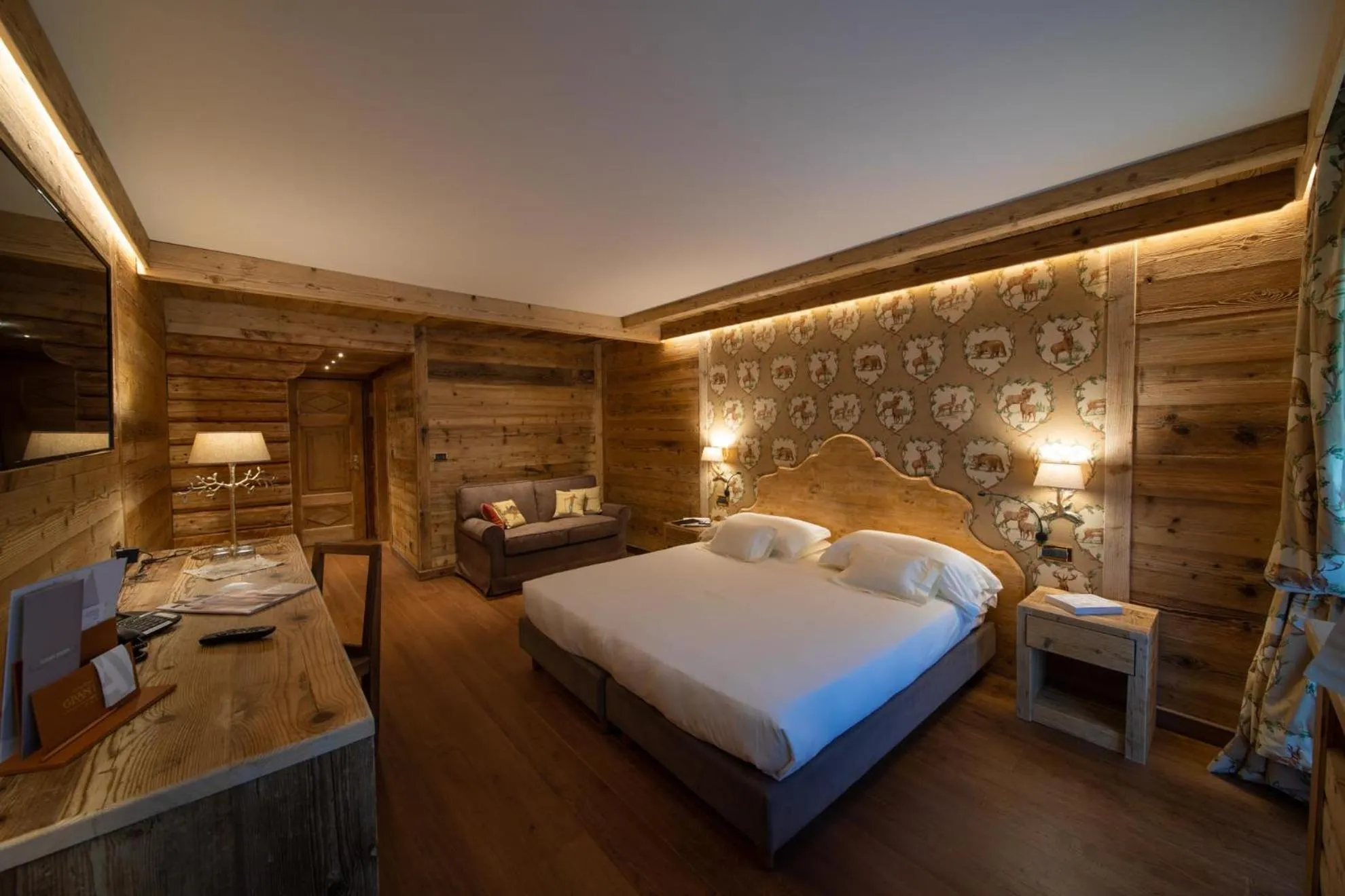 Bed in Gran Baita Hotel & Wellness