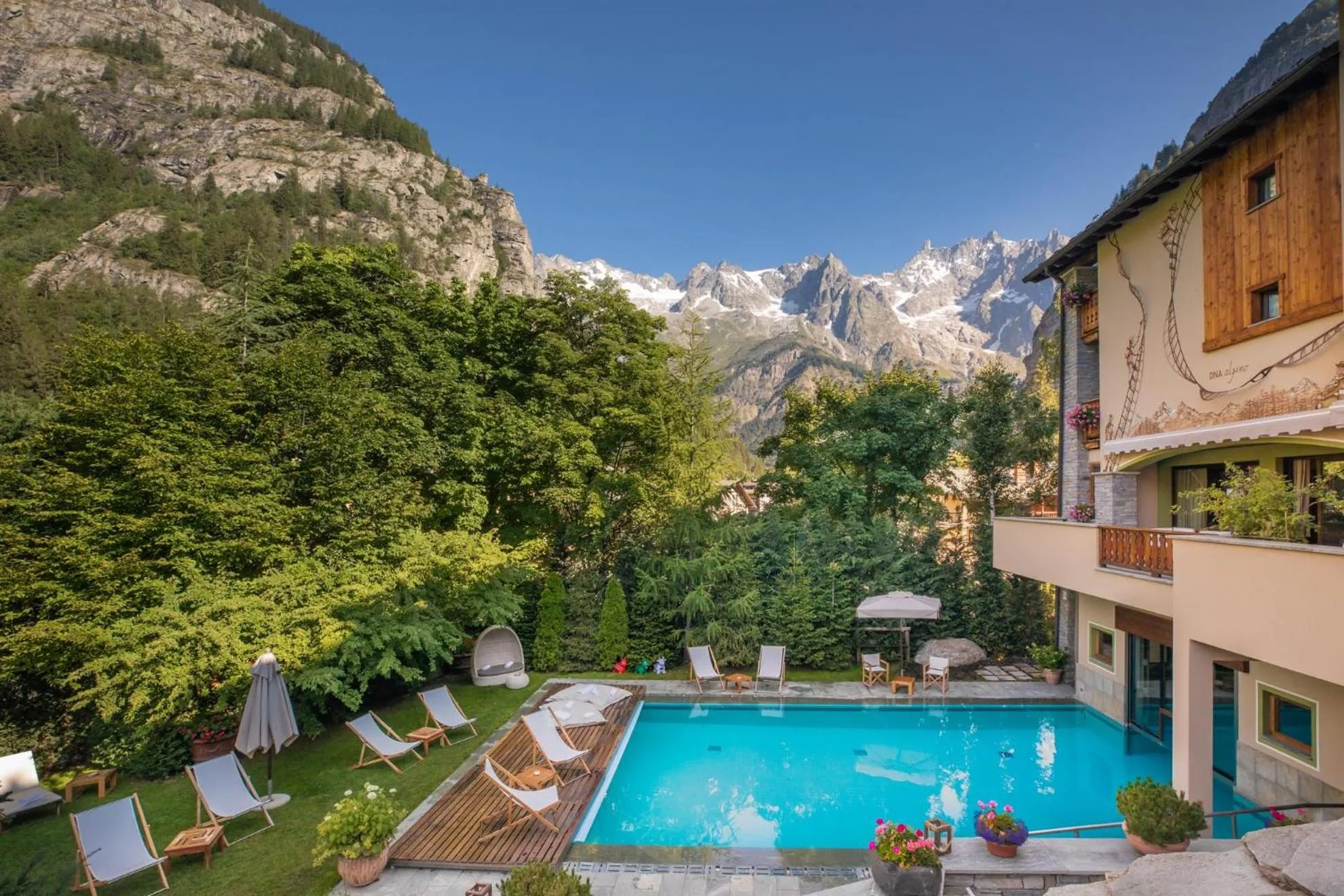 Bird's eye view in Gran Baita Hotel & Wellness