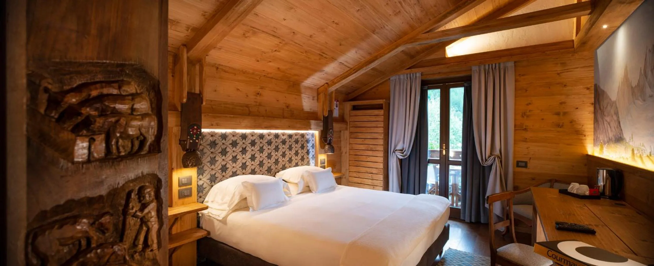 Bed in Gran Baita Hotel & Wellness