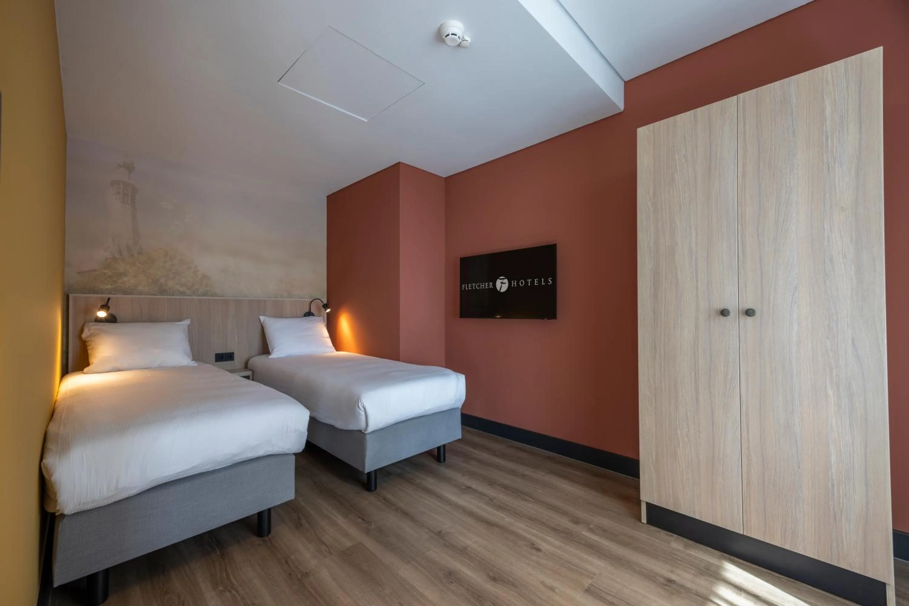 Bedroom, Bed in Fletcher Hotel-Restaurant Oisterwijk-Tilburg