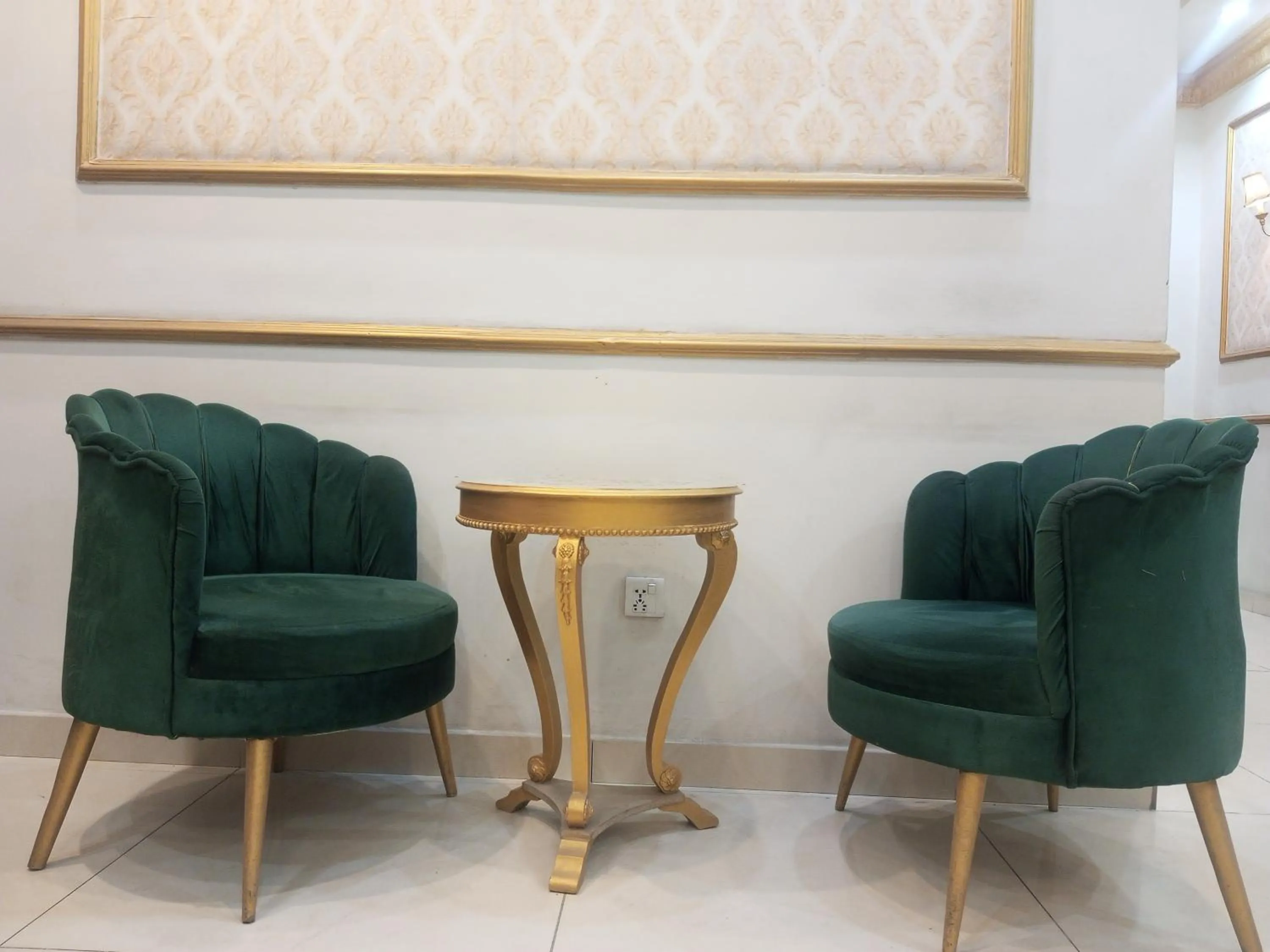 Seating area in Golden One Hotel