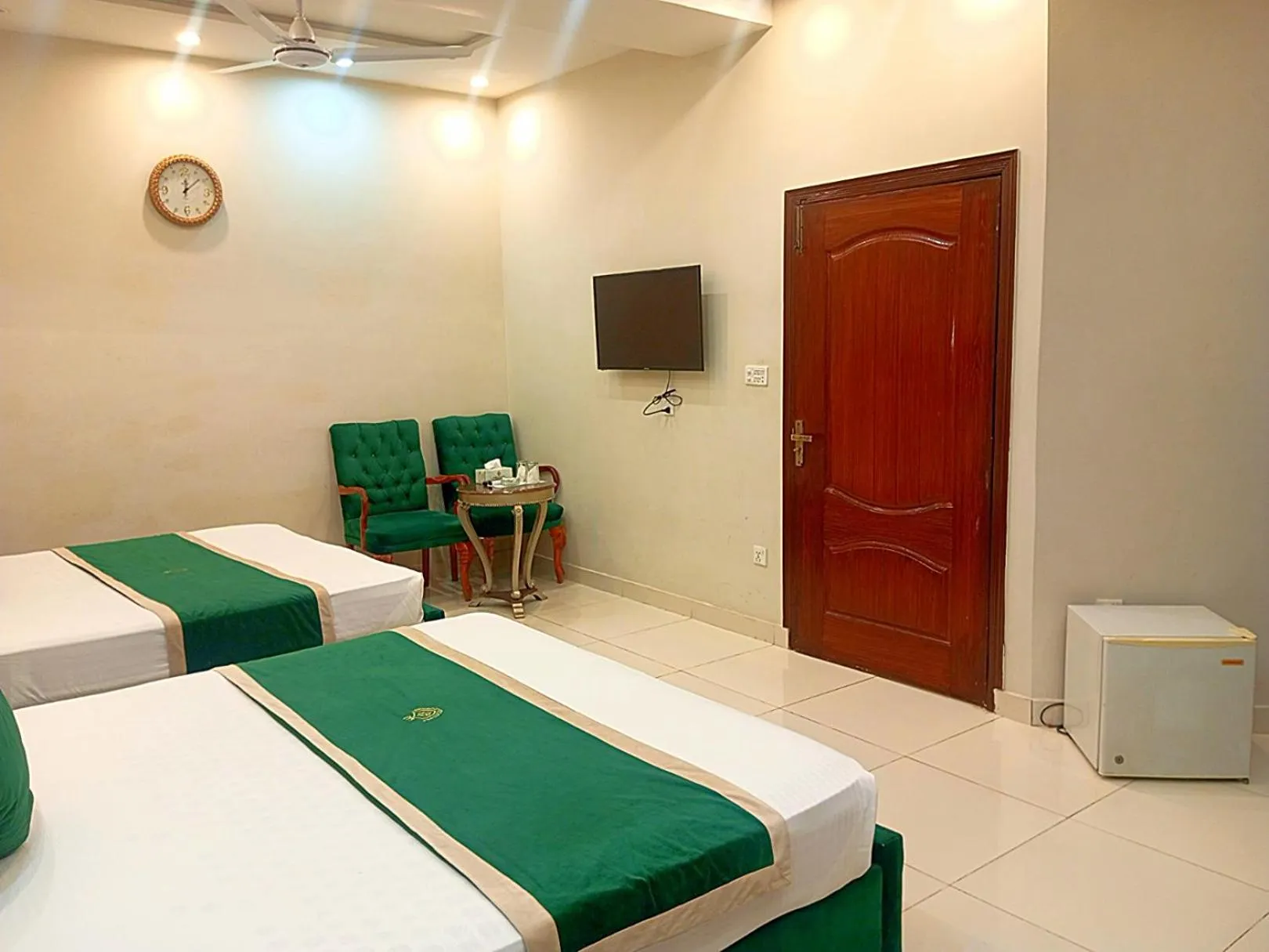 Bed in Golden One Hotel