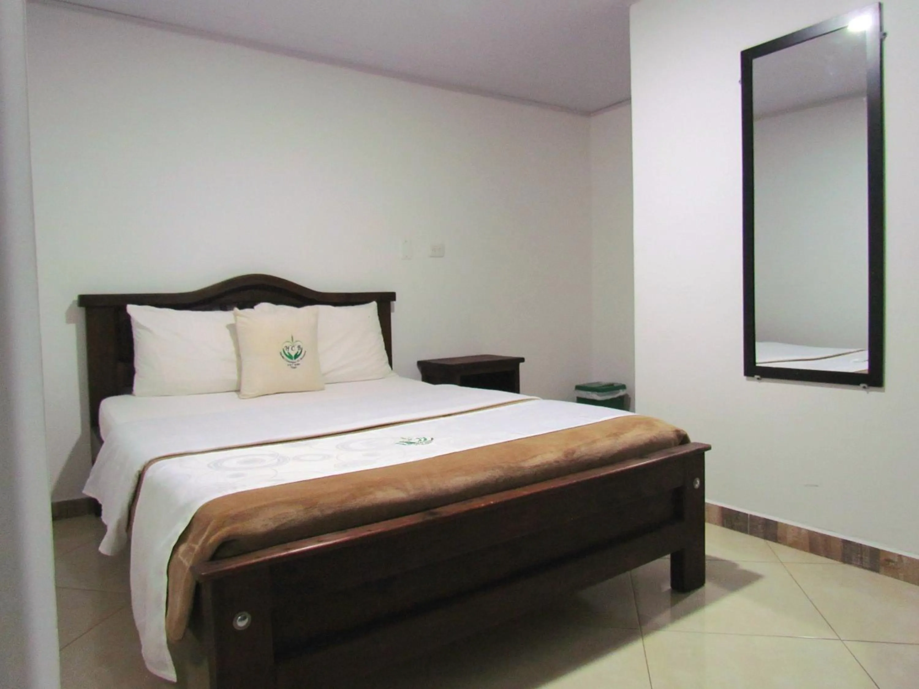 Bed in Hotel Colonial El Bosque Dorado