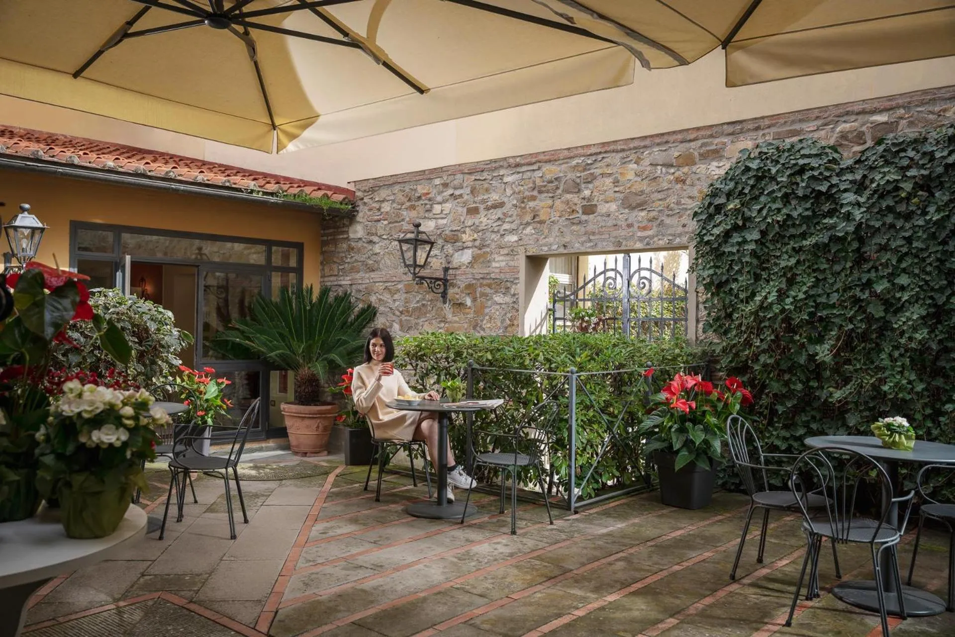 Garden in Grand Hotel Adriatico