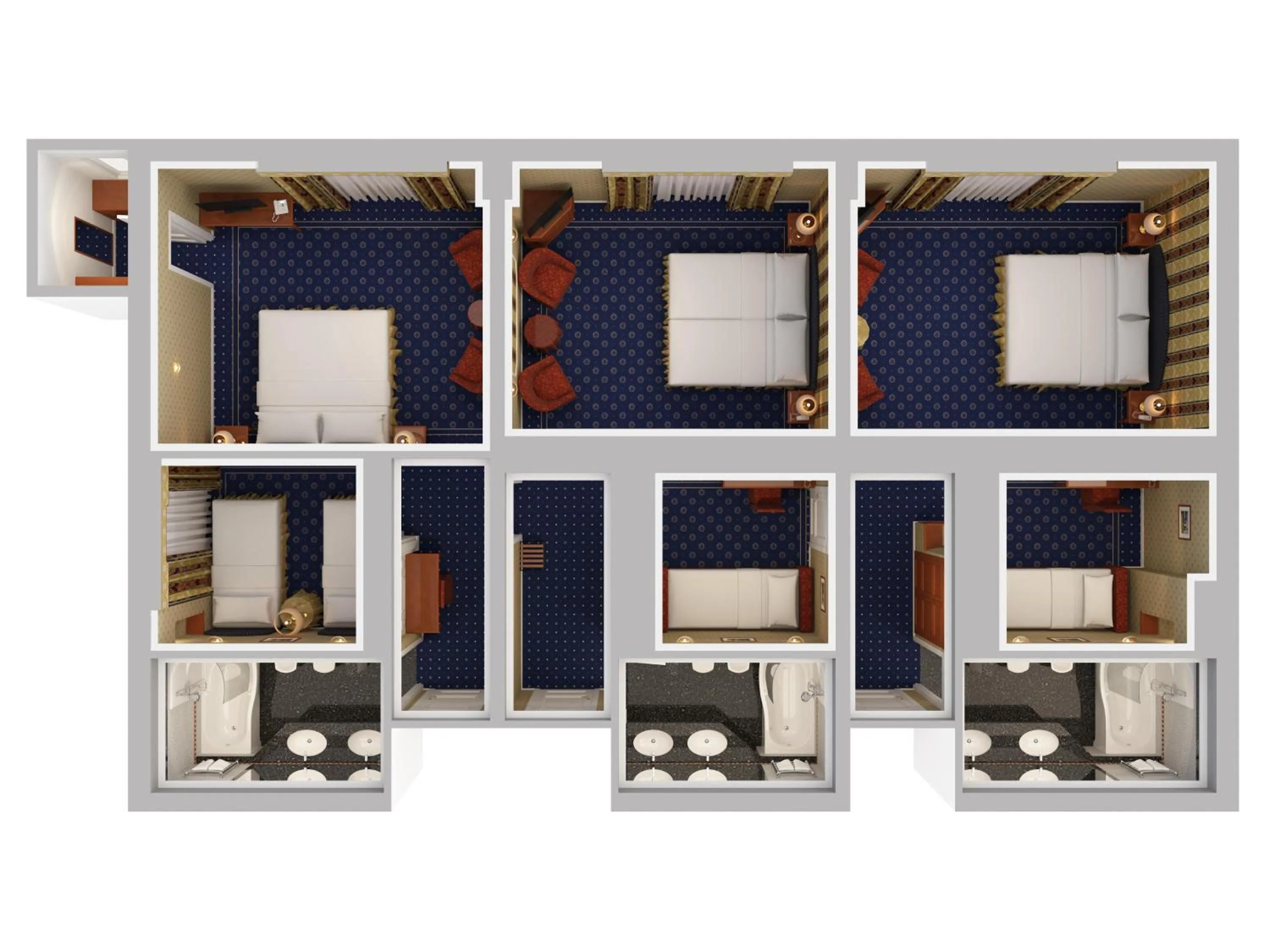 Photo of the whole room in Grand Hotel Adriatico