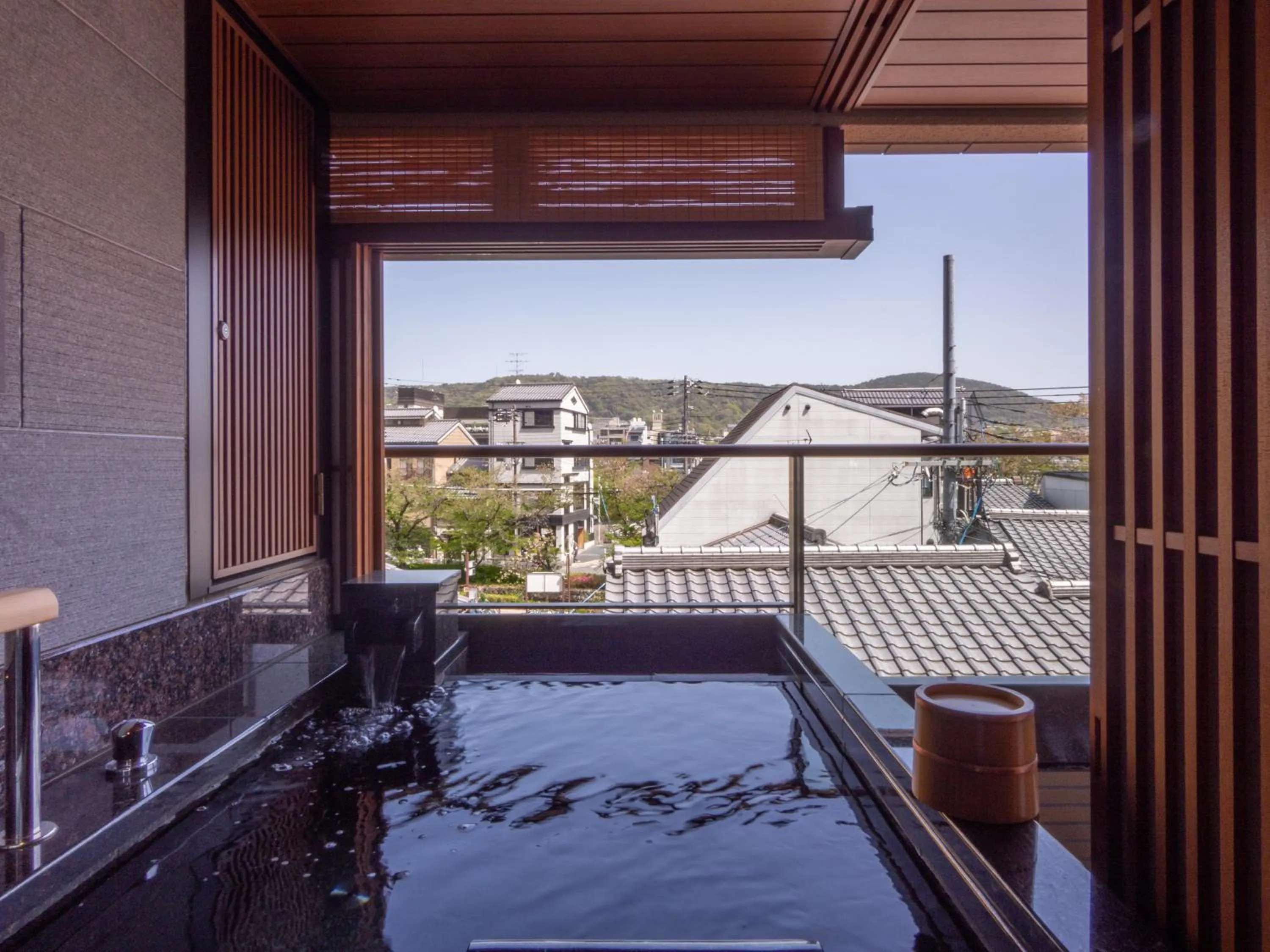Hot Spring Bath in Sora Niwa Terrace Kyoto Bettei