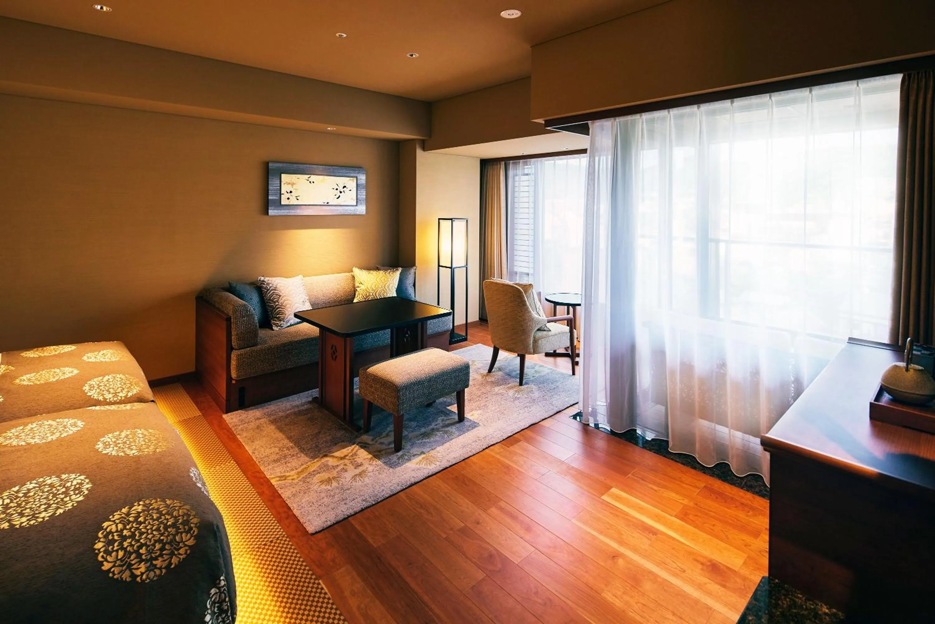 Photo of the whole room, Bed in Sora Niwa Terrace Kyoto Bettei