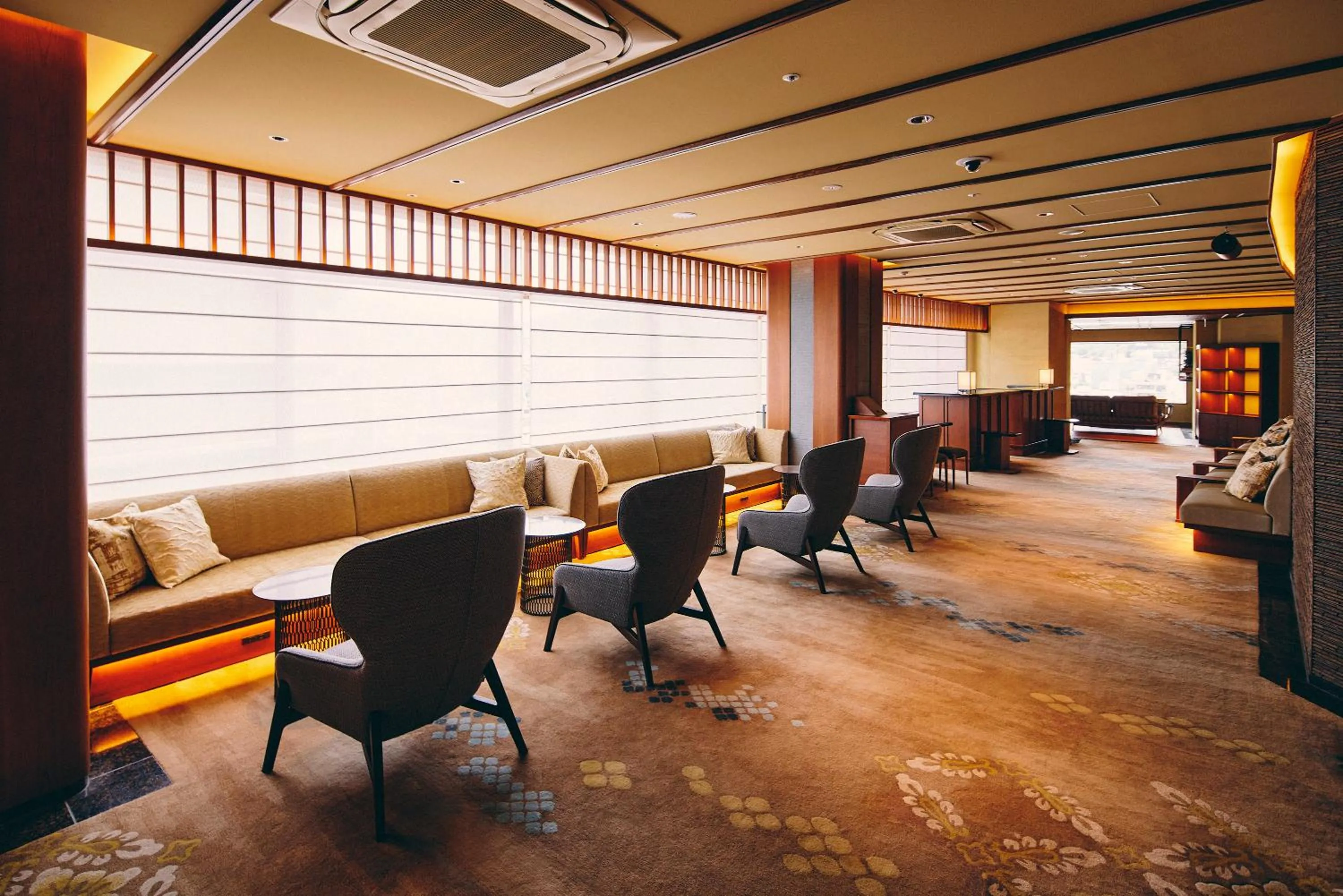 Lobby or reception in Sora Niwa Terrace Kyoto Bettei