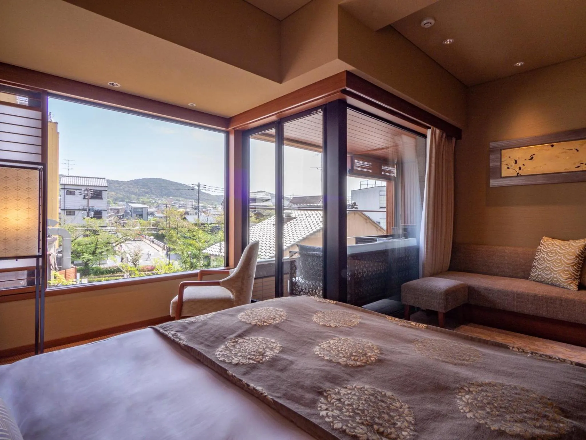 Photo of the whole room, Bed in Sora Niwa Terrace Kyoto Bettei