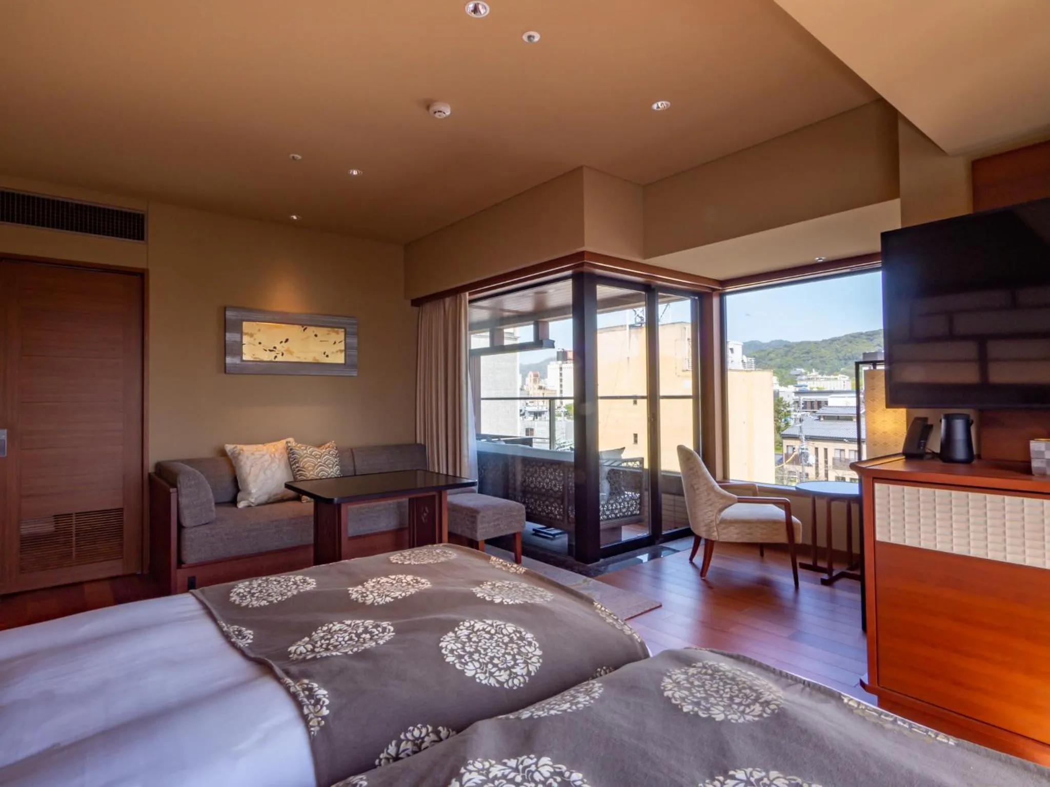 Bed in Sora Niwa Terrace Kyoto Bettei