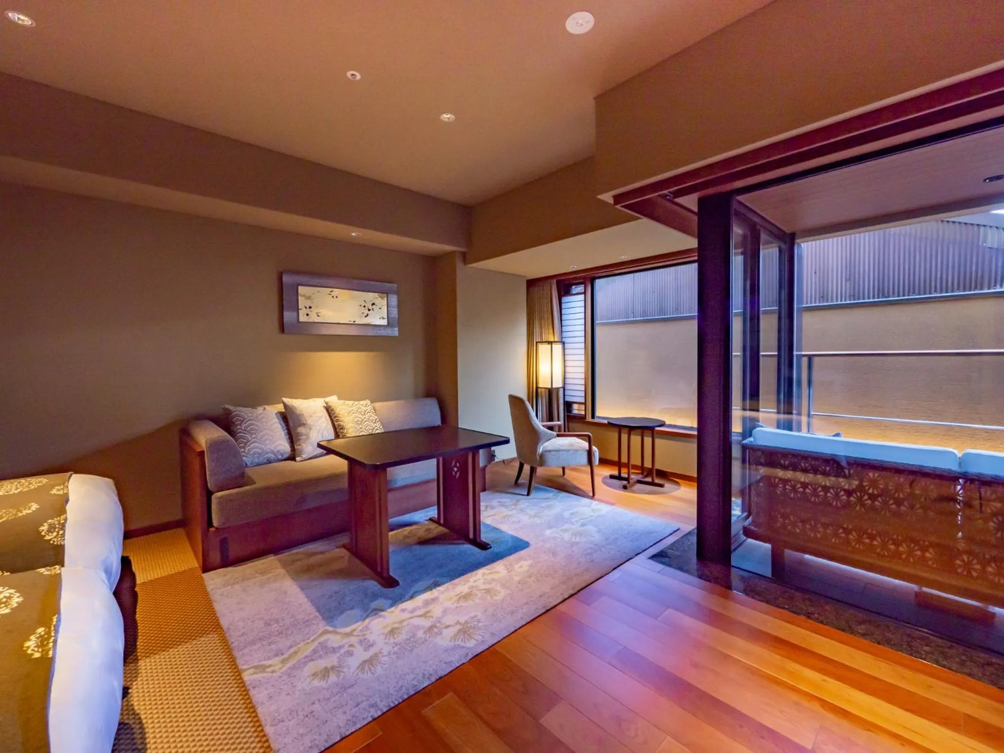 Photo of the whole room in Sora Niwa Terrace Kyoto Bettei