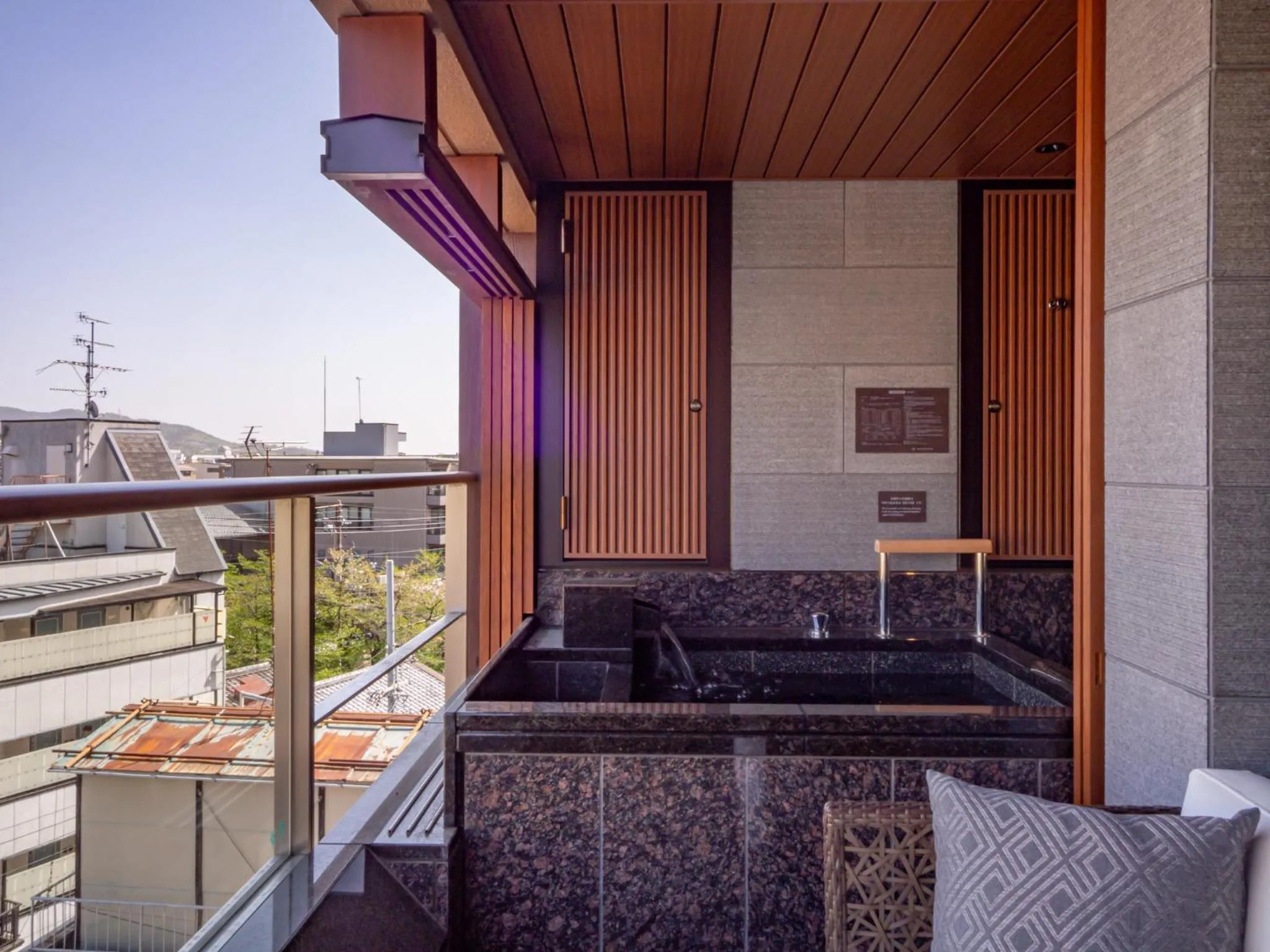 Hot Spring Bath in Sora Niwa Terrace Kyoto Bettei