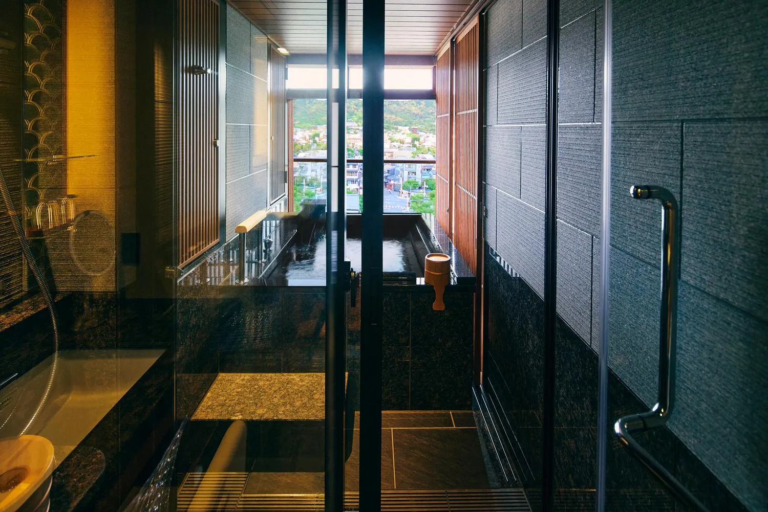 Hot Spring Bath in Sora Niwa Terrace Kyoto Bettei