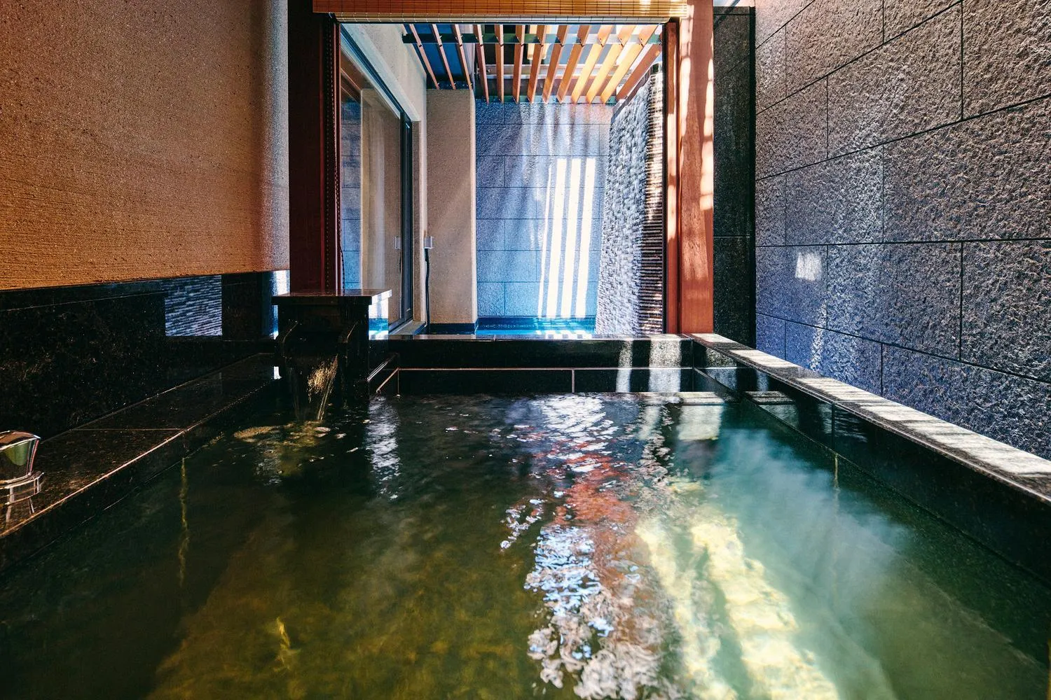 Hot Spring Bath in Sora Niwa Terrace Kyoto Bettei