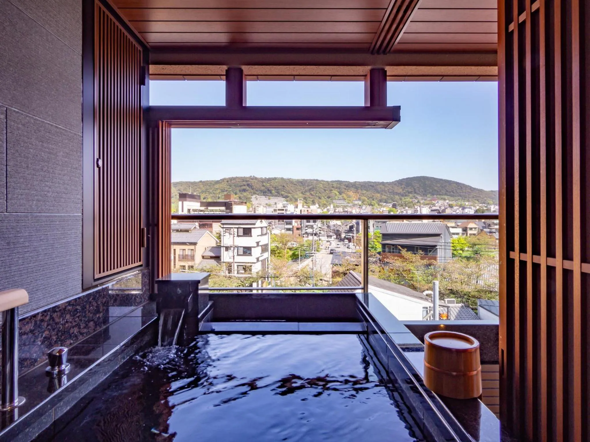 Hot Spring Bath in Sora Niwa Terrace Kyoto Bettei