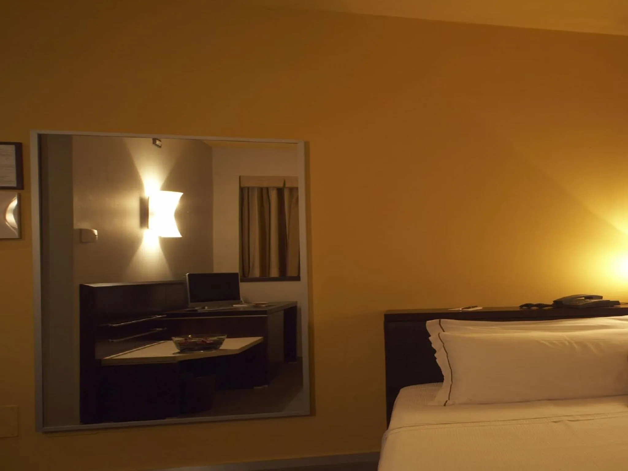 Decorative detail, Bed in Hotel Montini Linate Airport