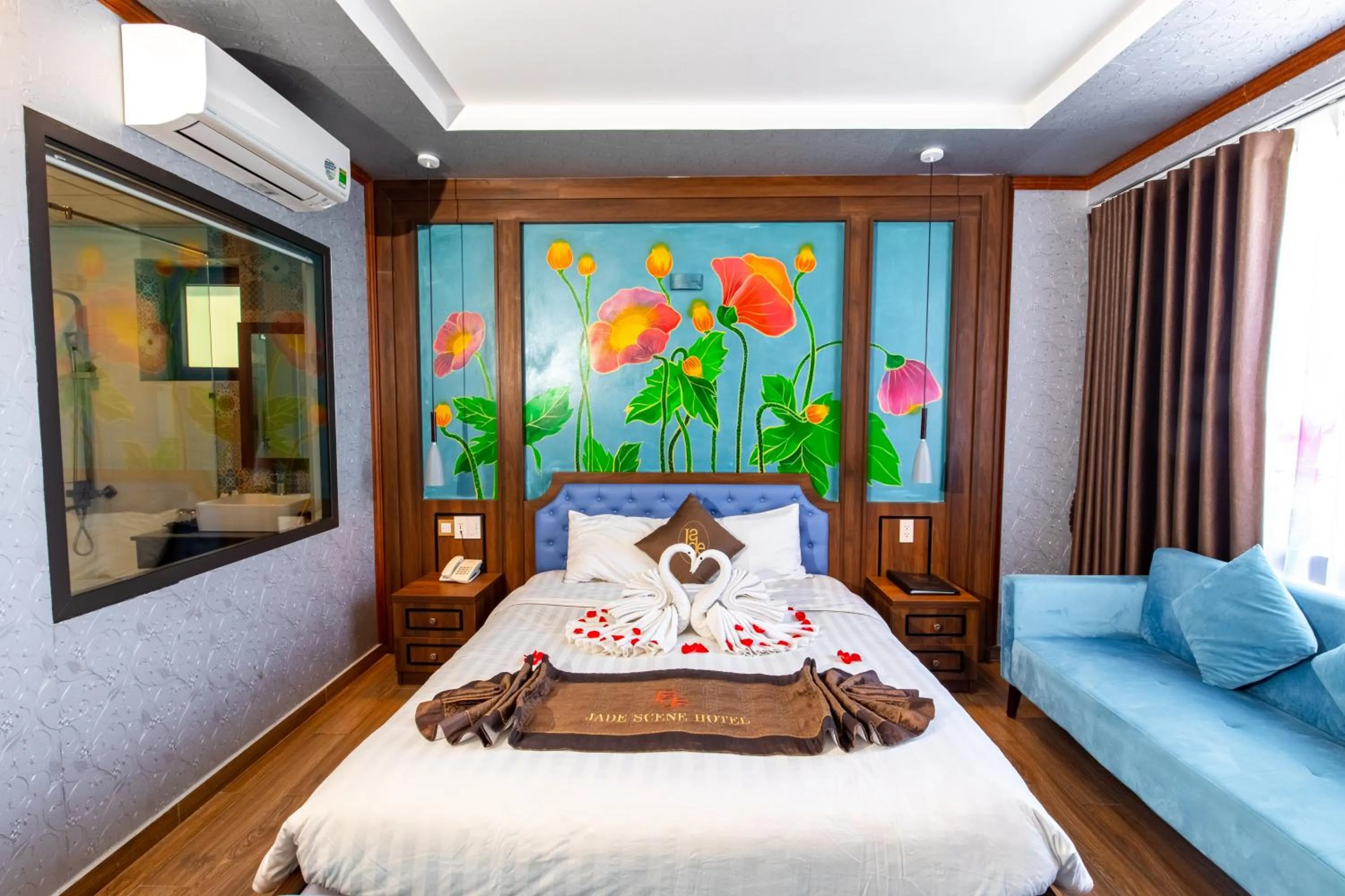 Bedroom, Bed in Jade Scene Hotel