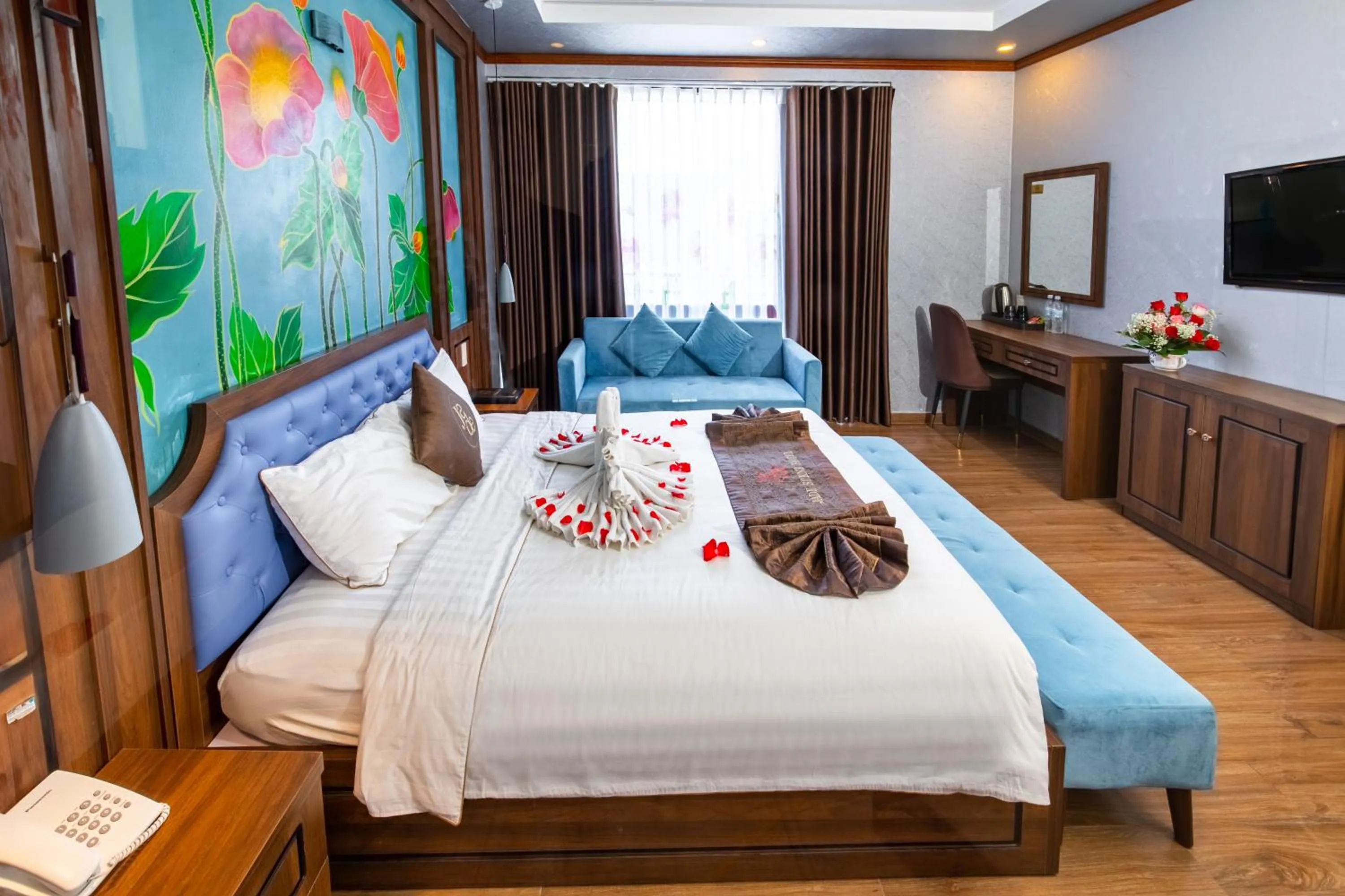 Bedroom, Bed in Jade Scene Hotel