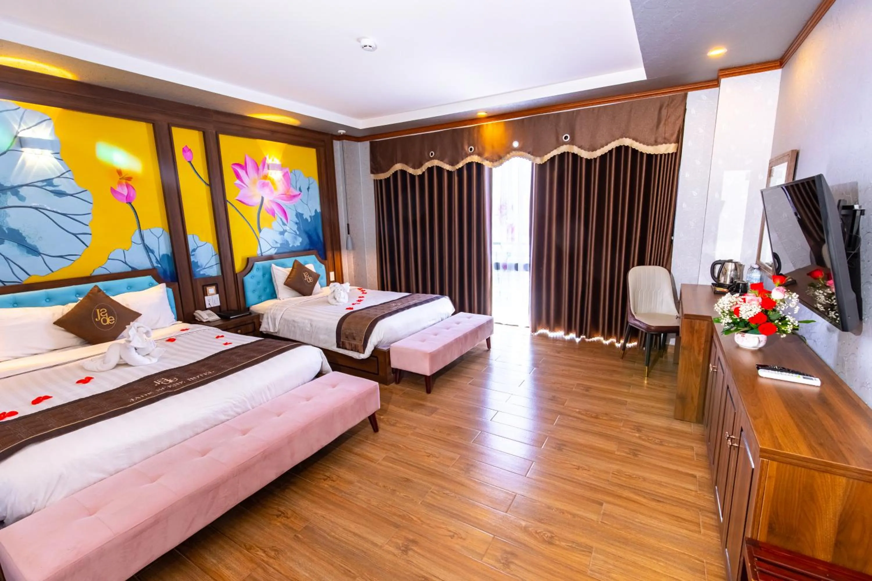 Bedroom, Bed in Jade Scene Hotel