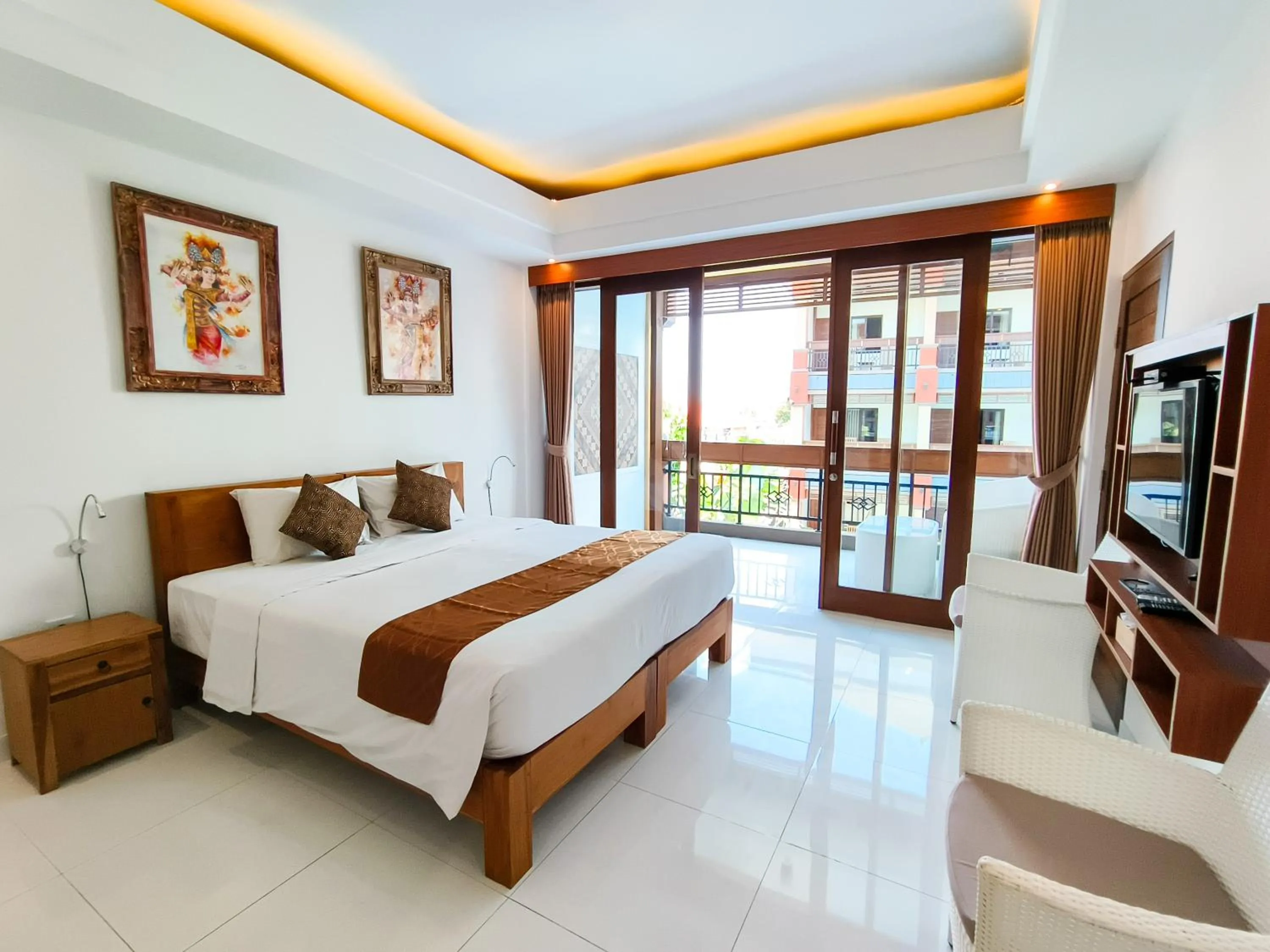 Photo of the whole room, Bed in The Tunjung Boutique Resort