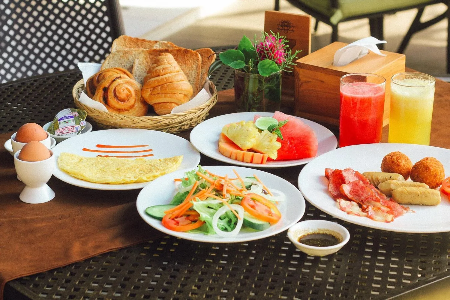Breakfast in The Tunjung Boutique Resort