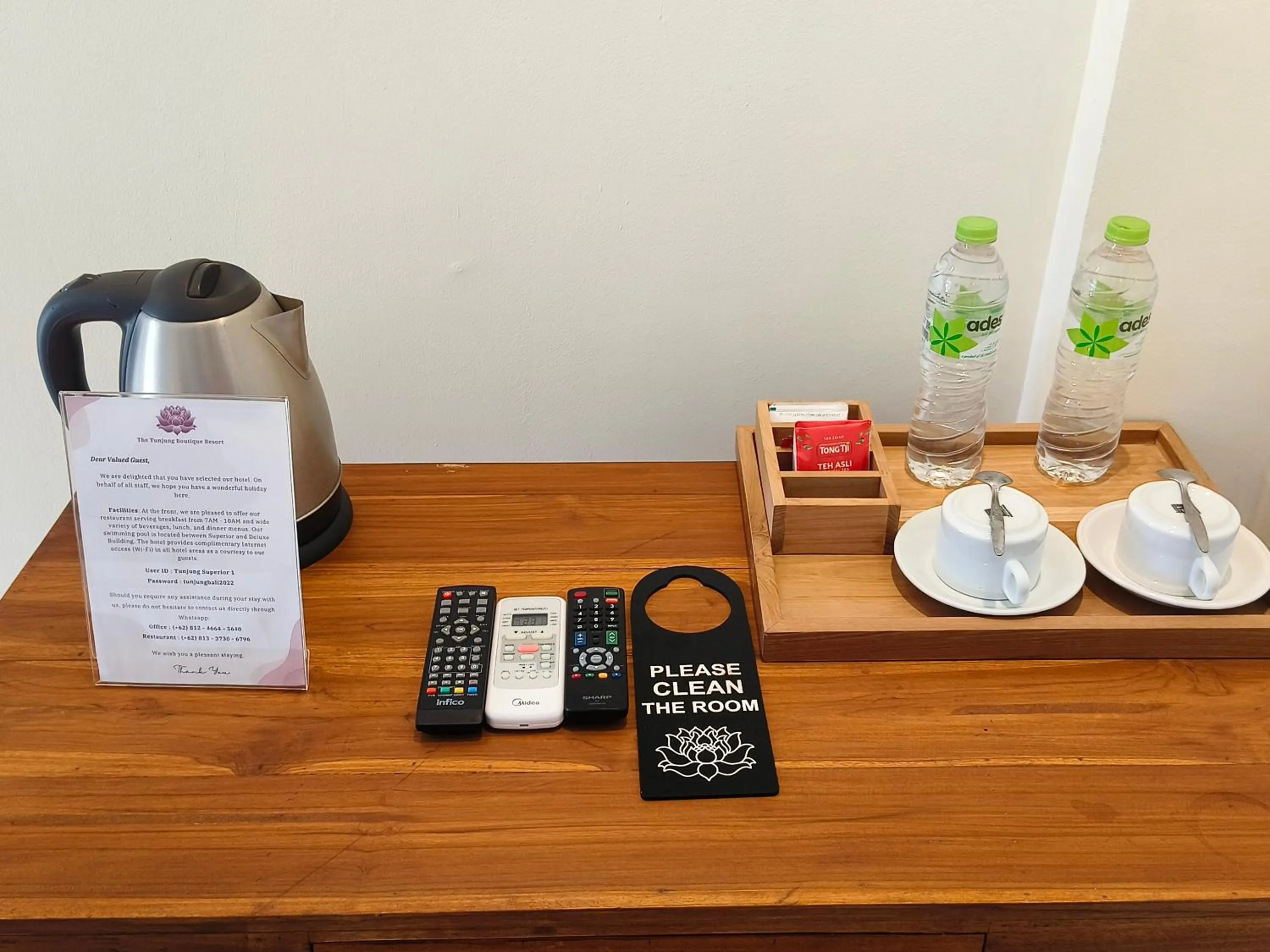 Coffee/tea facilities in The Tunjung Boutique Resort