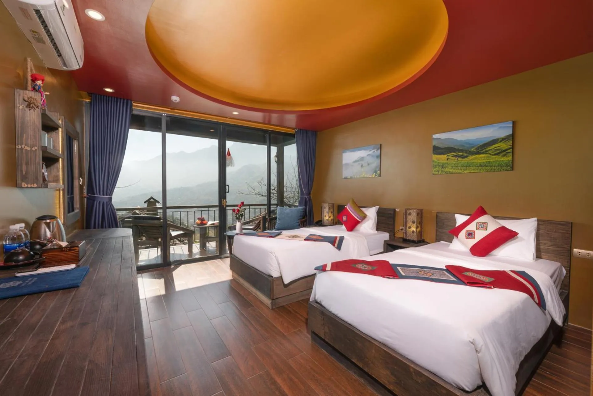 Bedroom, Bed in The Mong Village Resort & Spa