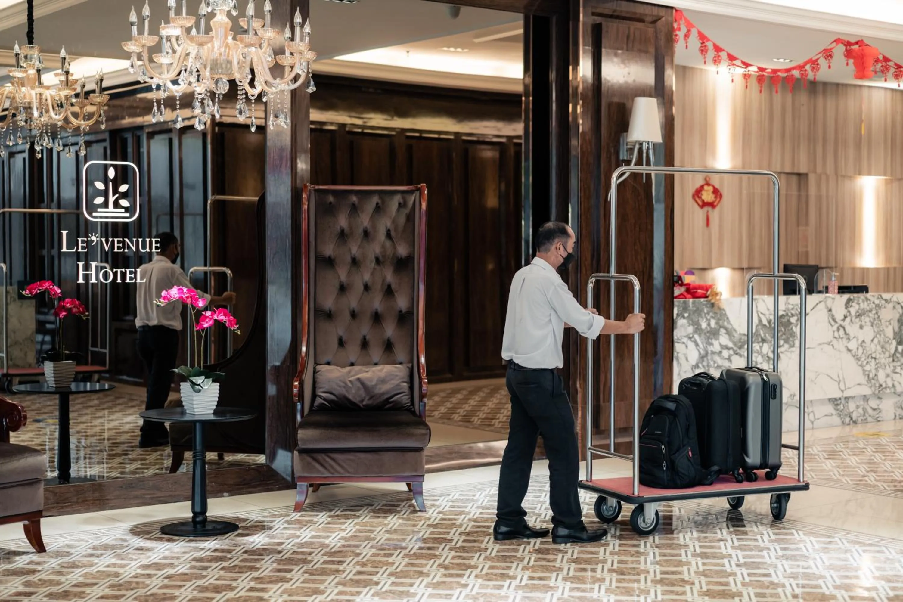 Staff in Le'venue Hotel