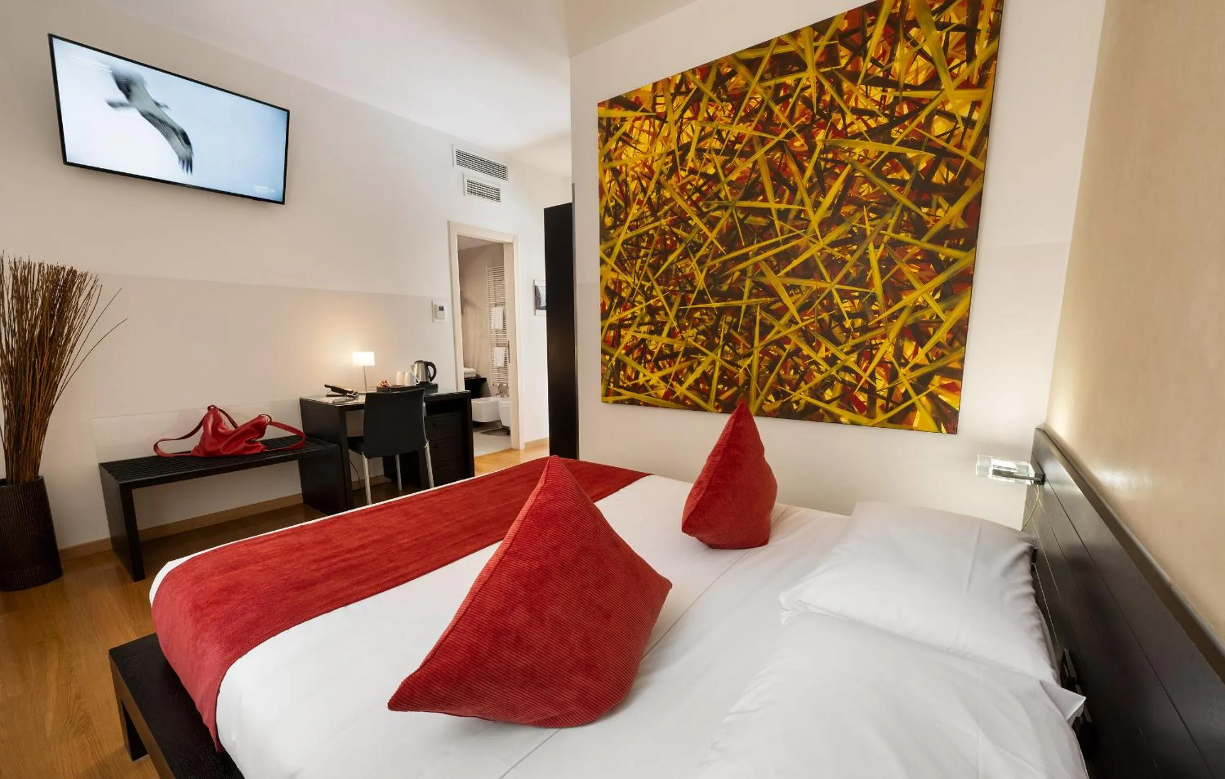 Bedroom, Bed in Ca' Pozzo Inn