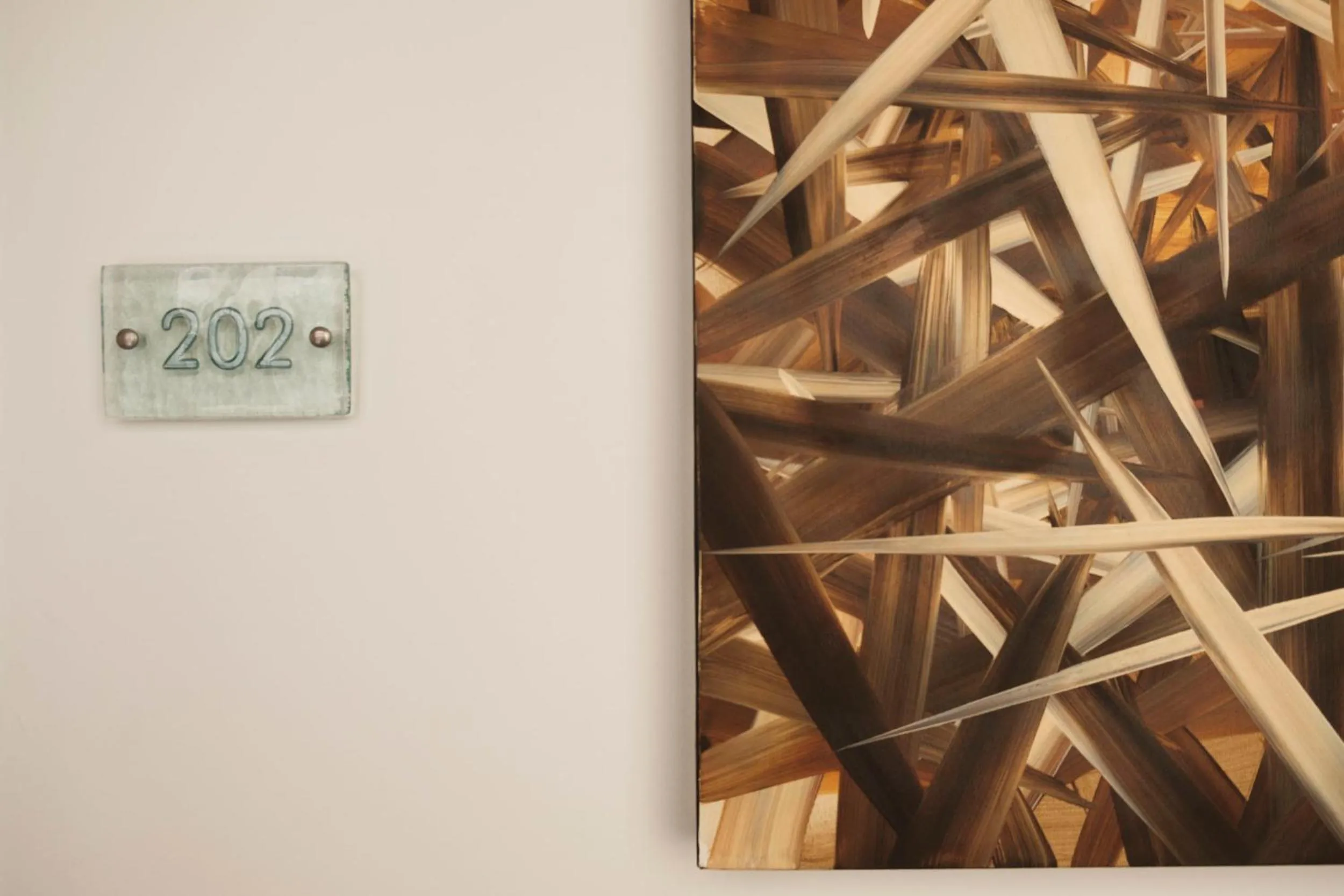 Decorative detail in Ca' Pozzo Inn