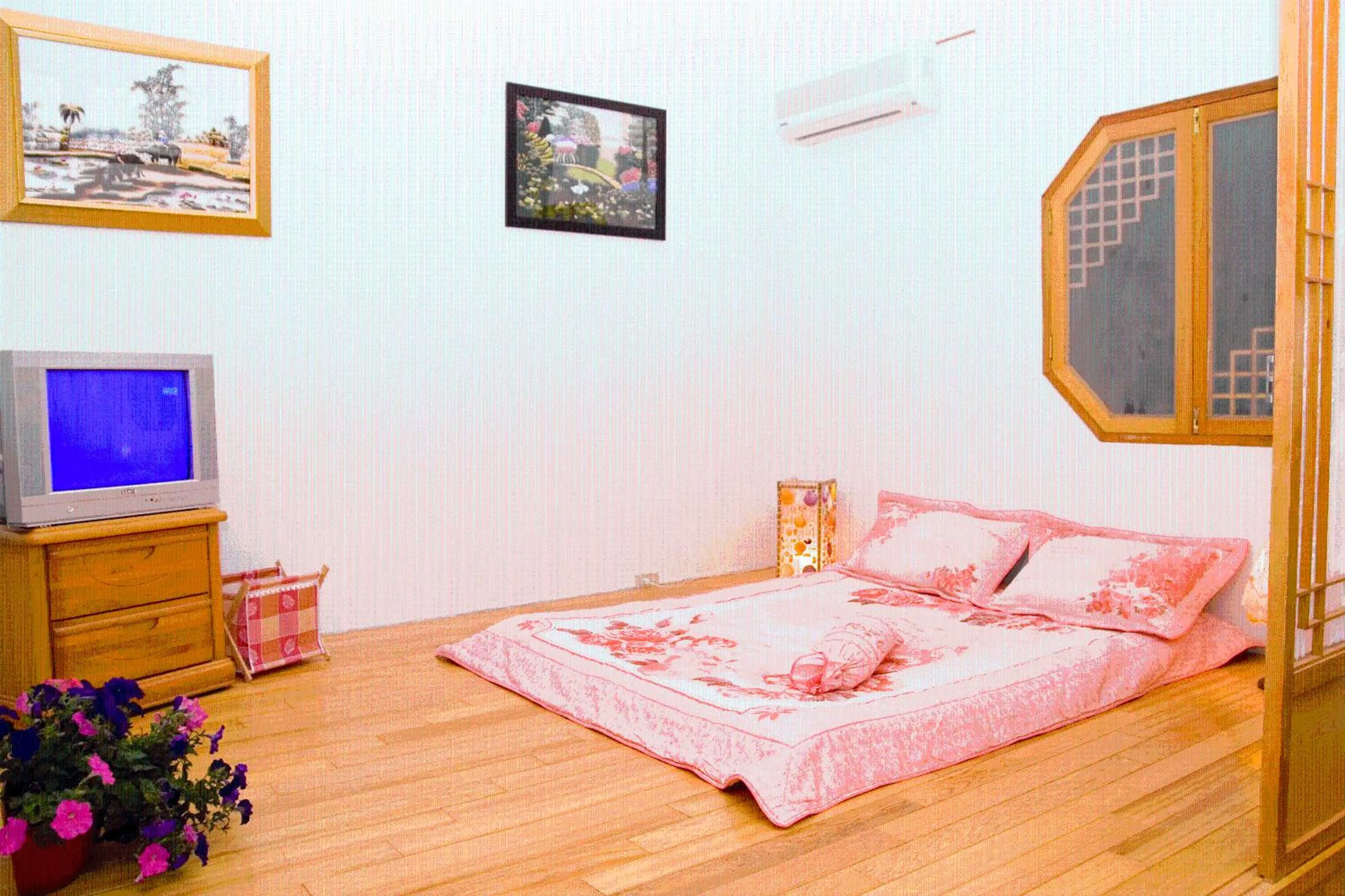 TV and multimedia, Bed in Yilan Xiang Feng Homestay