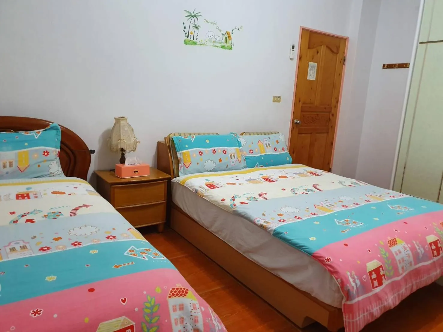 Bed in Yilan Xiang Feng Homestay
