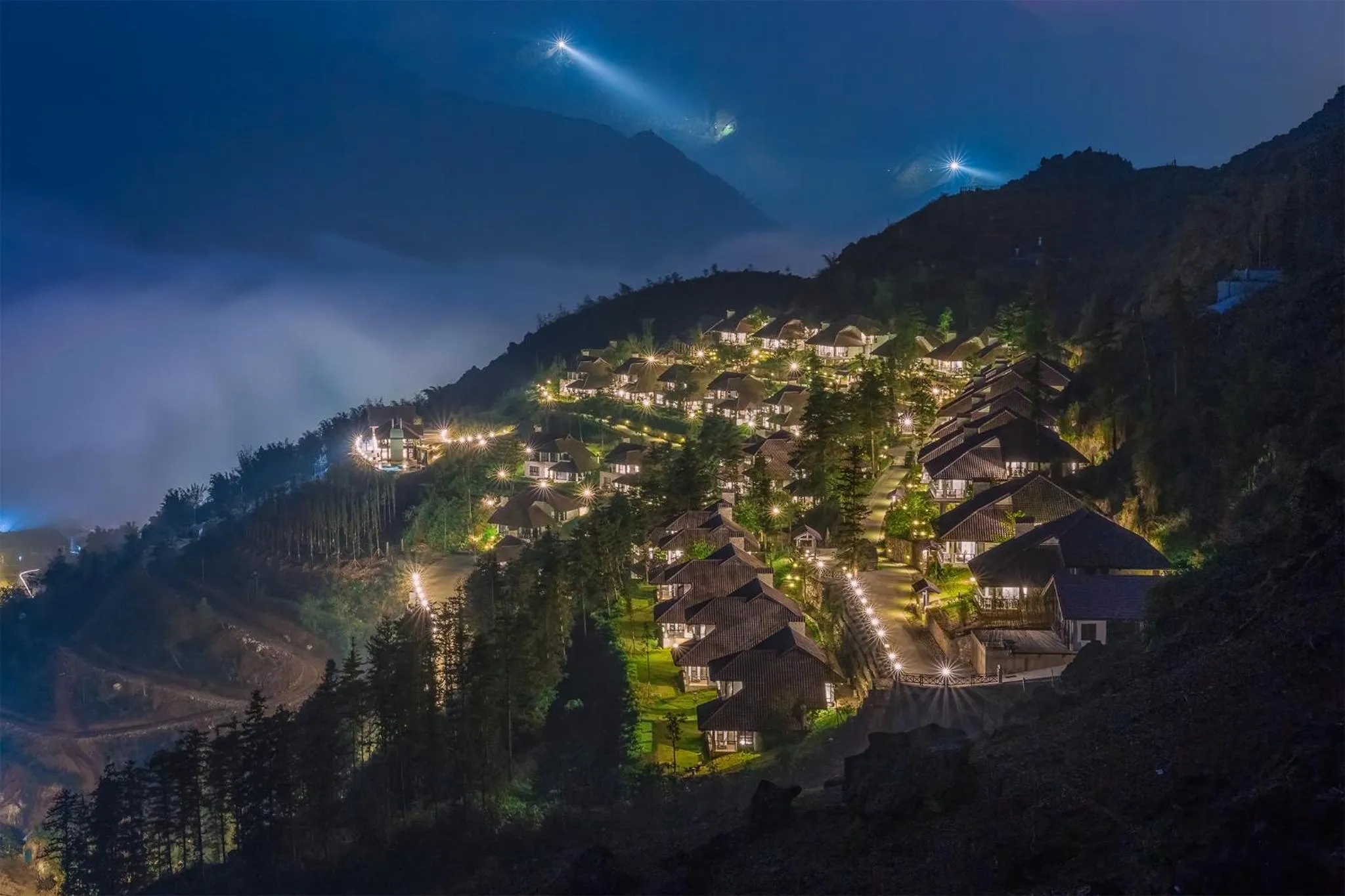 Bird's eye view in Ville De Mont Mountain Resort