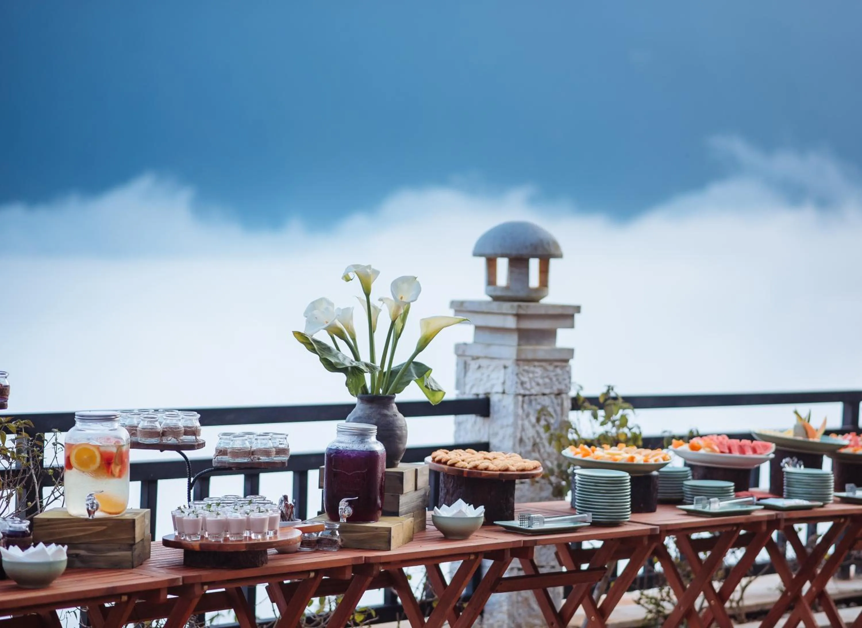 Food and drinks in Ville De Mont Mountain Resort