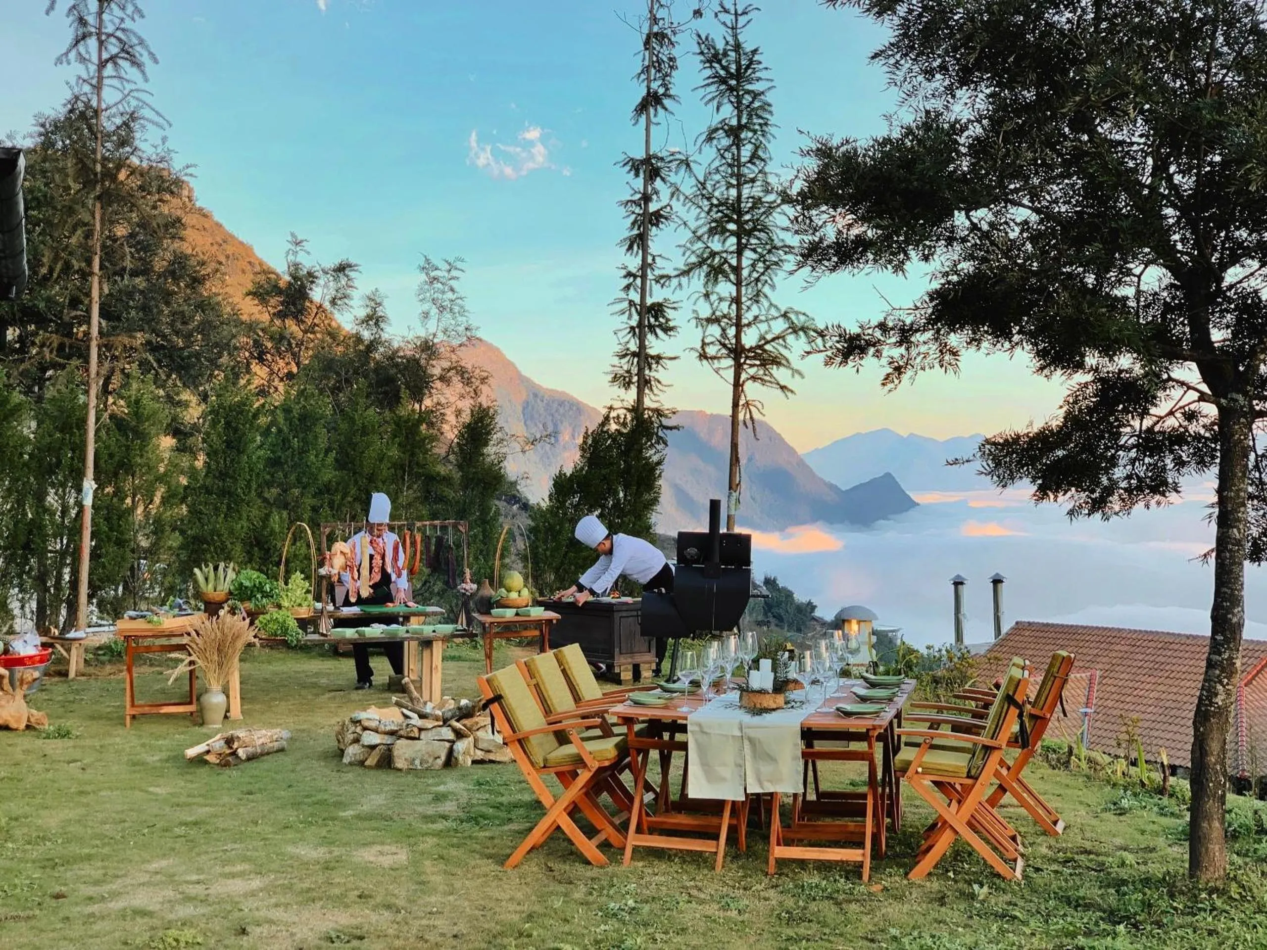 Food and drinks in Ville De Mont Mountain Resort