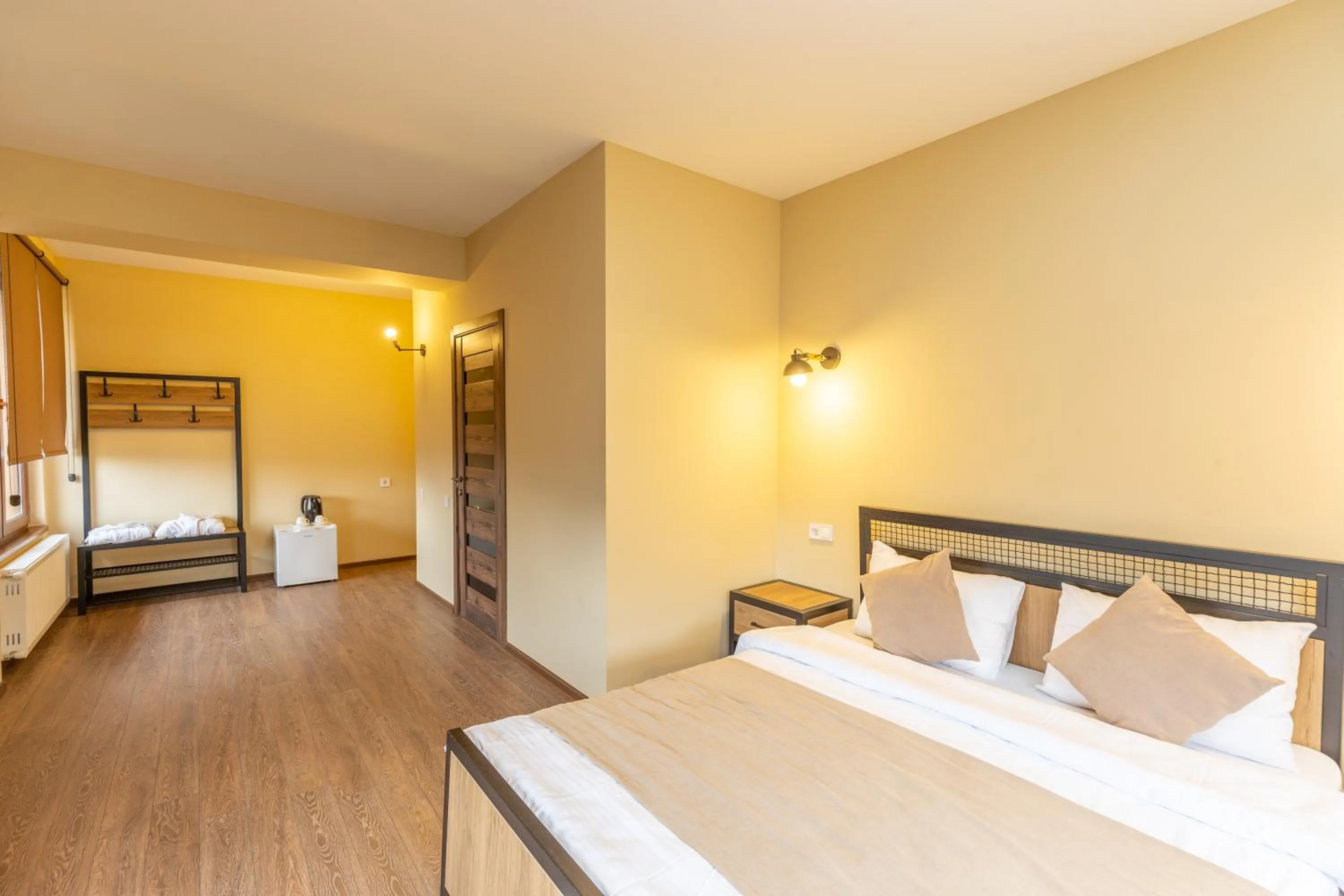 Bedroom, Bed in Pine Chalets by KA Group