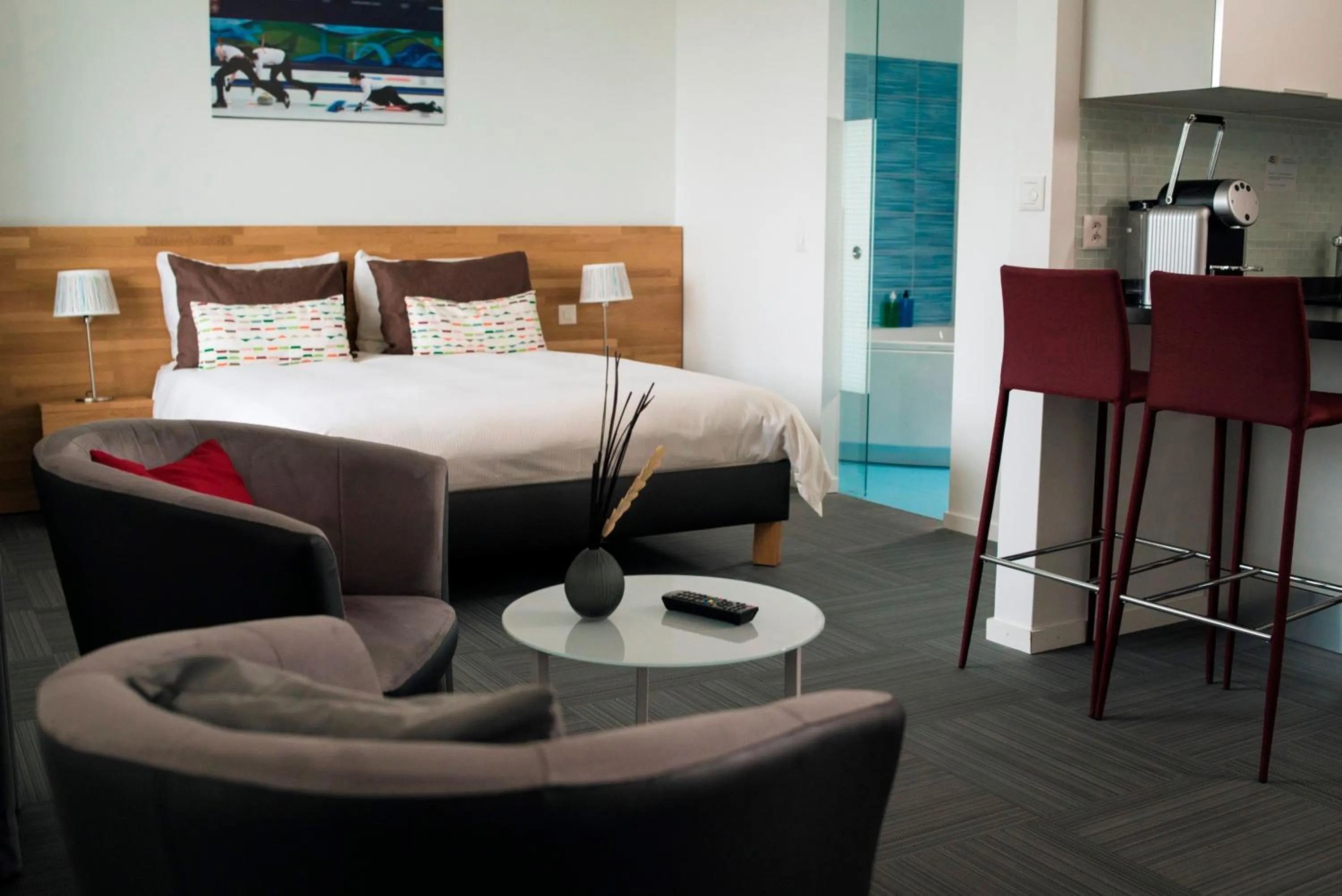 Bedroom, Bed in Apart'Hotel 46a