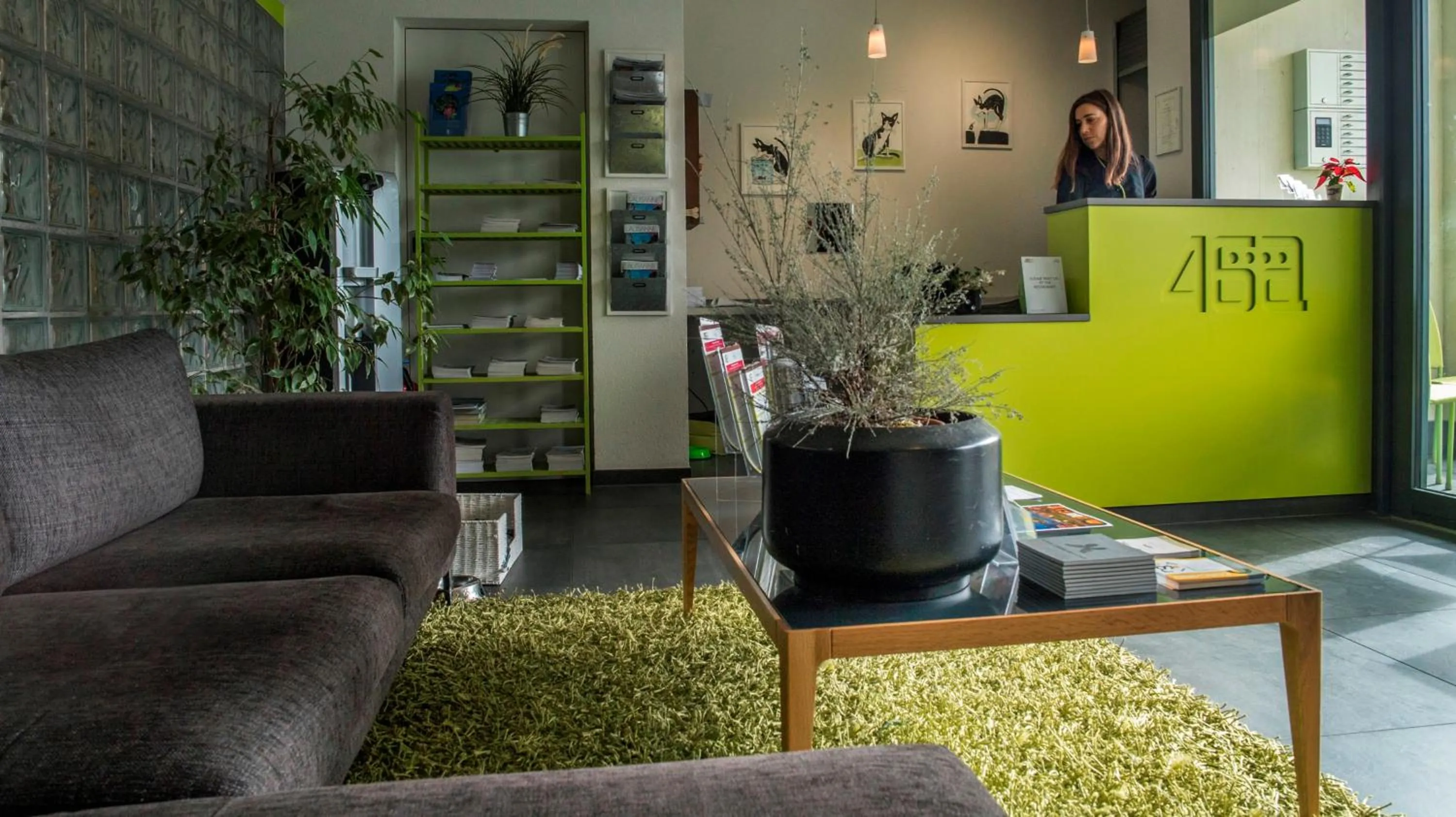 Lobby or reception in Apart'Hotel 46a